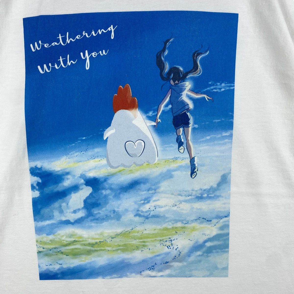 Anime WEATHERING WITH YOU Makoto Shinkai Anime Movie Graphic Tee Size US L / EU 52-54 / 3 - 2 Thumbnail