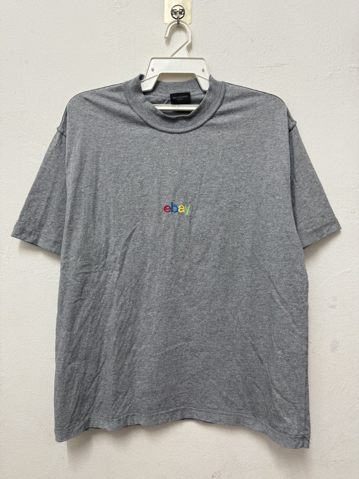 Balenciaga Balenciaga Ebay Embroidered Centre Logo T shirt Size US XS / EU 42 / 0 - 1 Thumbnail