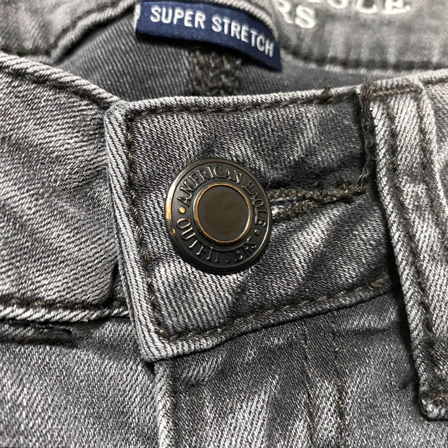 American Eagle Outfitters American Eagle Outfitters Jeans Womens Size 2 Gray Denim Low Rise Jegging Distressed Stretch Medium Wash Size 26" / US 2 / IT 38 - 6 Thumbnail