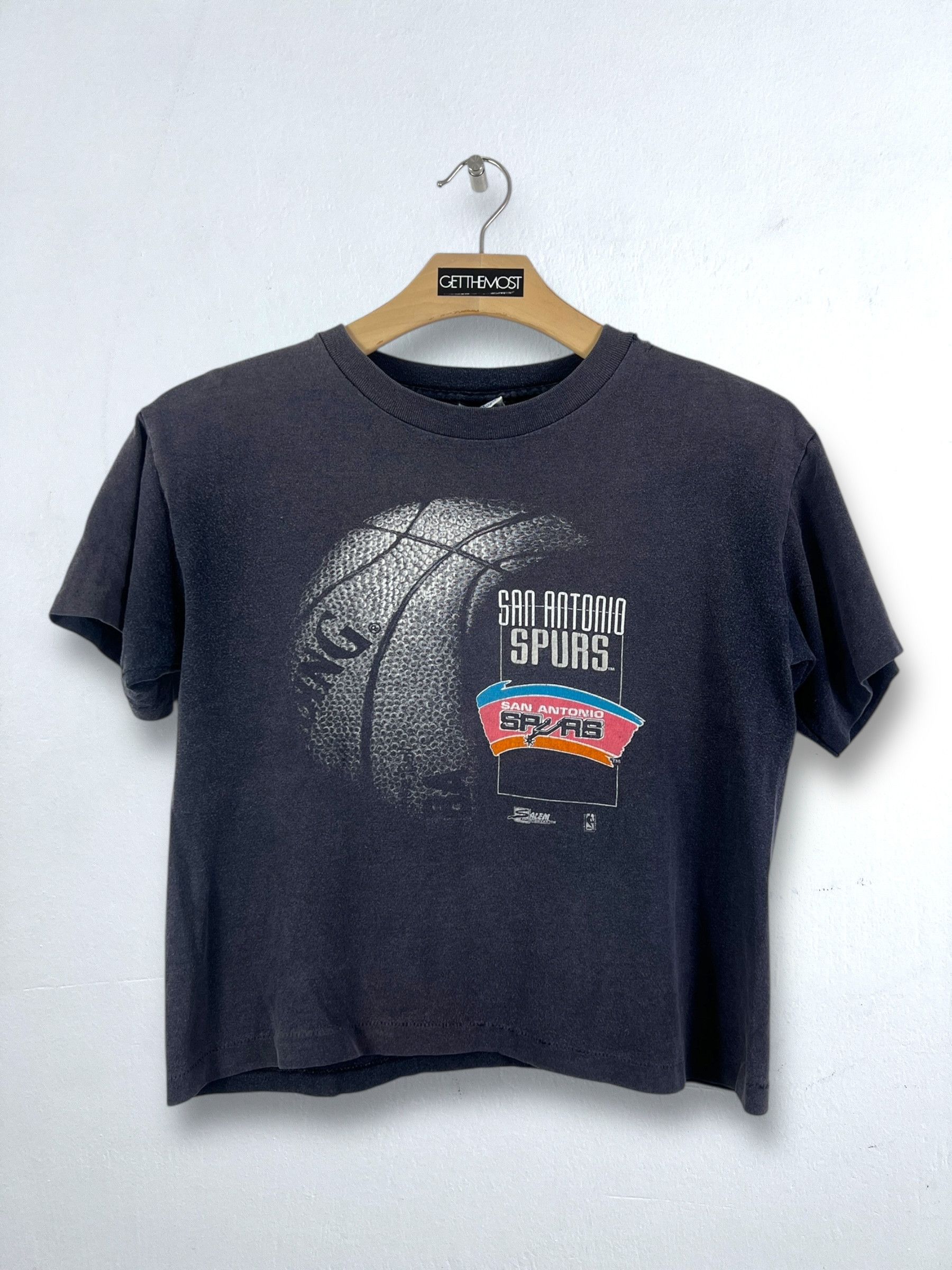 Salem Sportswear No.4910 Vintage 90s Salem NBA San Antonio Spurs (Youth) Size US XXS / EU 40 - 1 Thumbnail