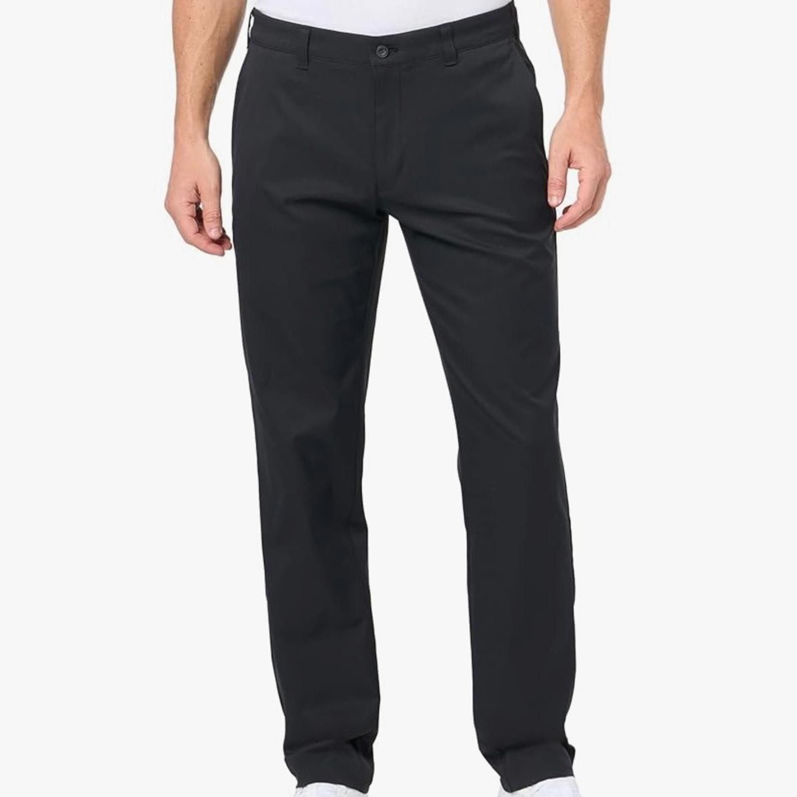 PGA Tour PGA Tour Men's Black Pants Straight Leg Trousers Size 36/30 Size 44R - 6 Thumbnail