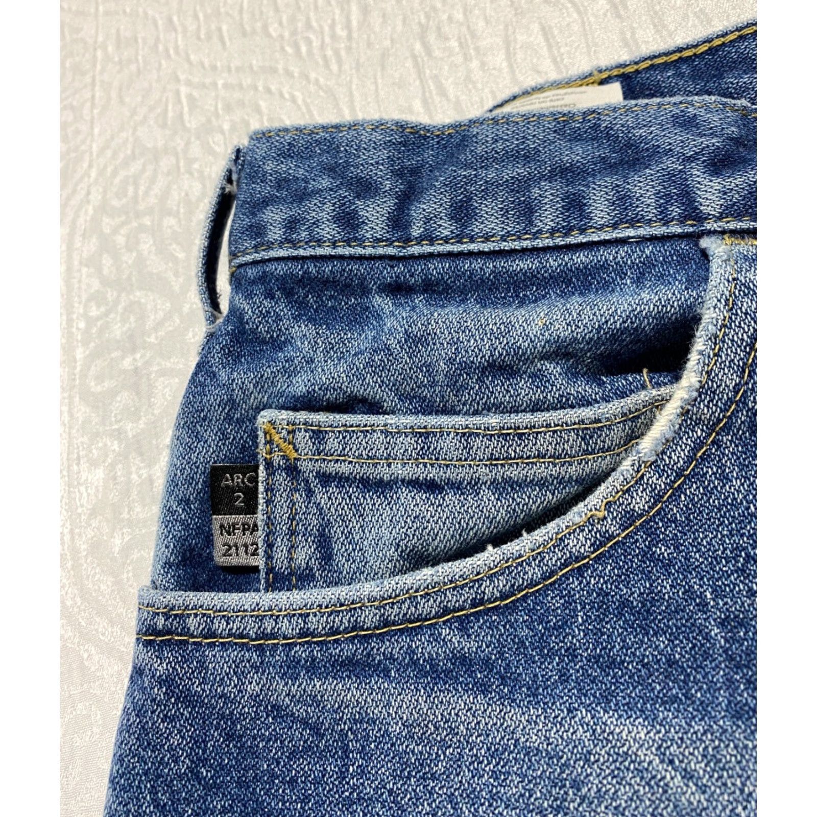 Carhartt VINTAGE Carhartt FR ARC2 NFPA2112 Men's Jeans 38x32 Blue Flame Resistant Size US 38 / EU 54 - 3 Thumbnail