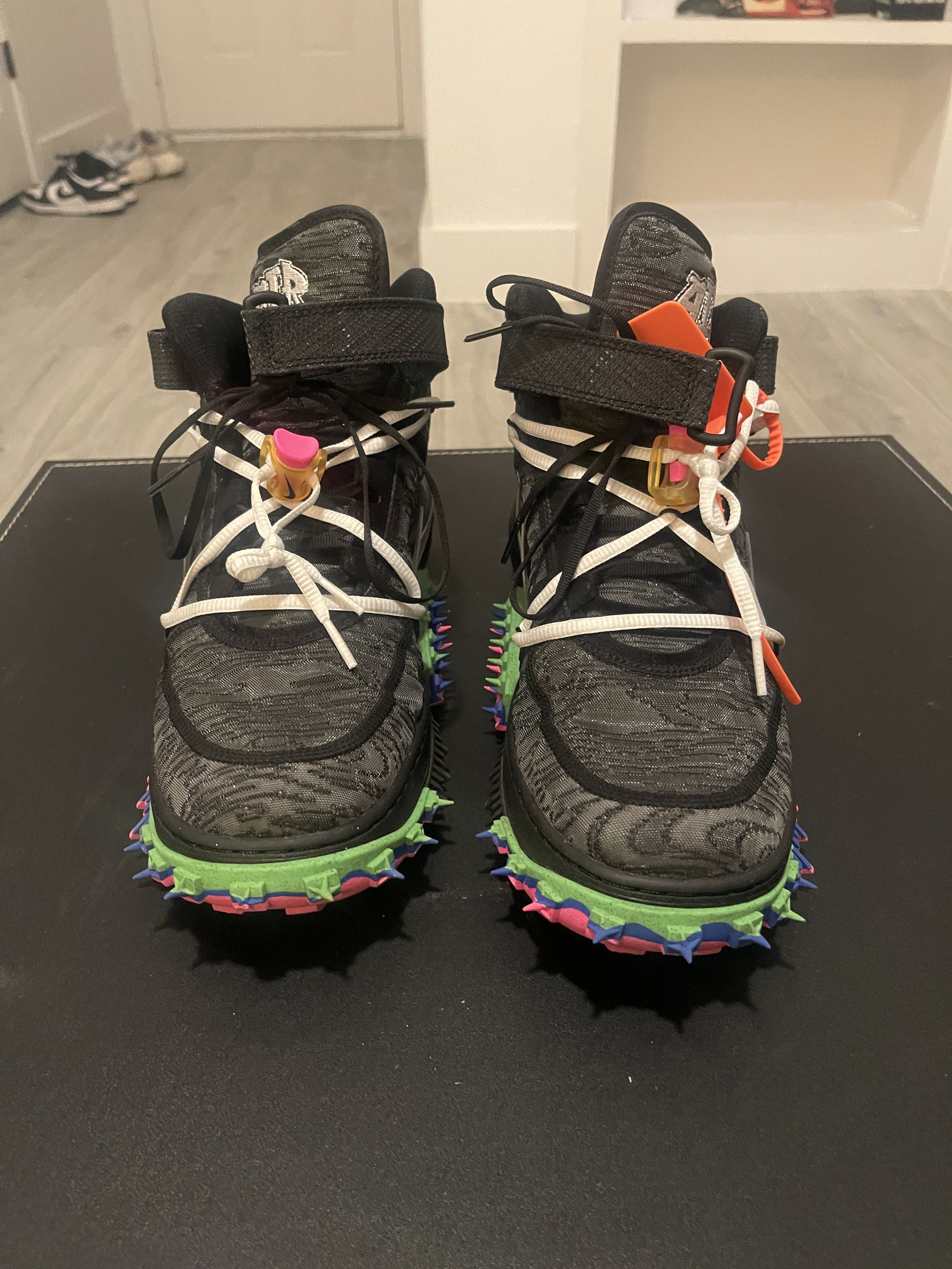 Nike × Off-White Black Off-White Air Forces Size US 12 / EU 45 - 2 Thumbnail