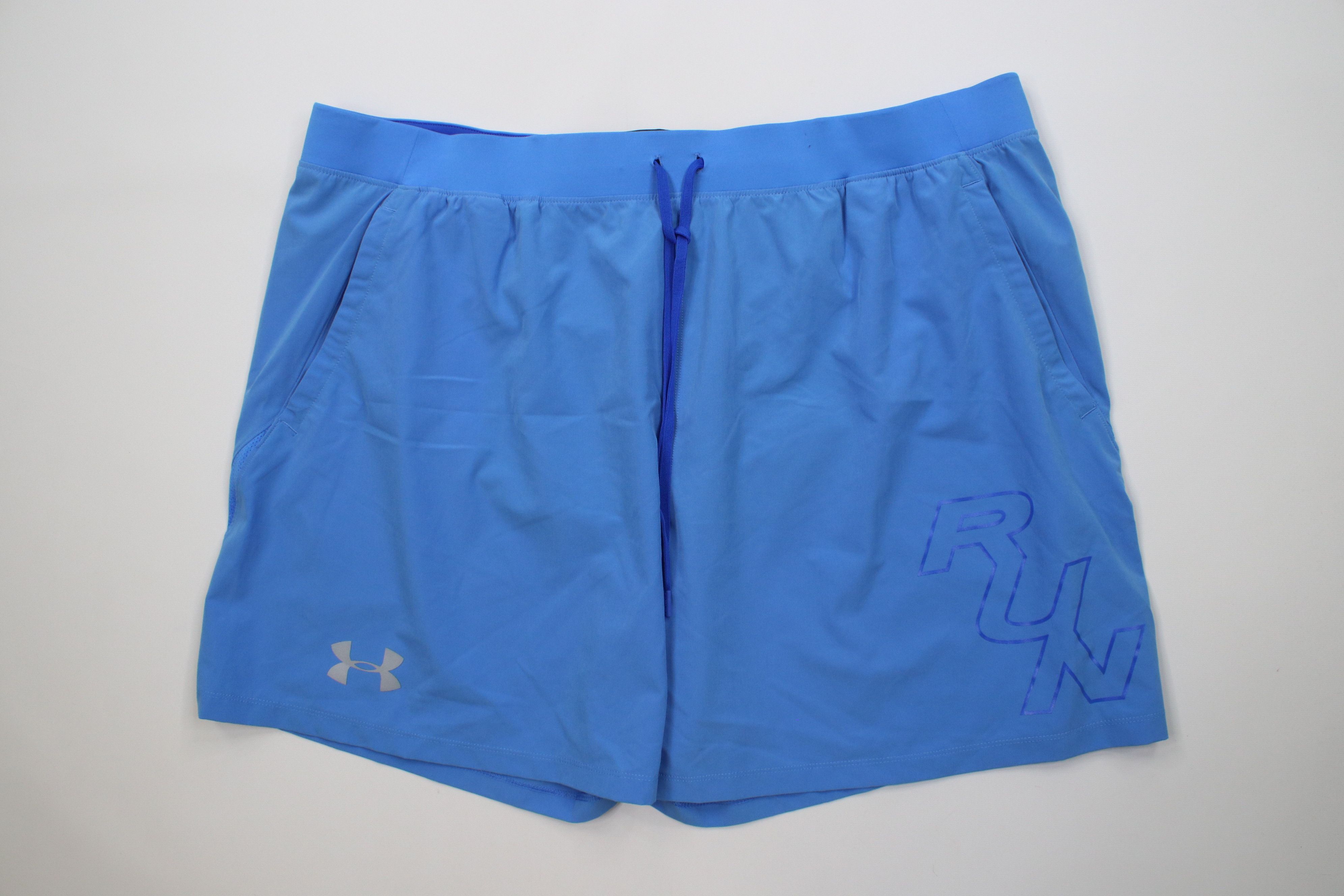 Under Armour Under Armour Run Lined Above Knee Gym Running Shorts Blue Size US 42 / EU 58 - 1 Thumbnail