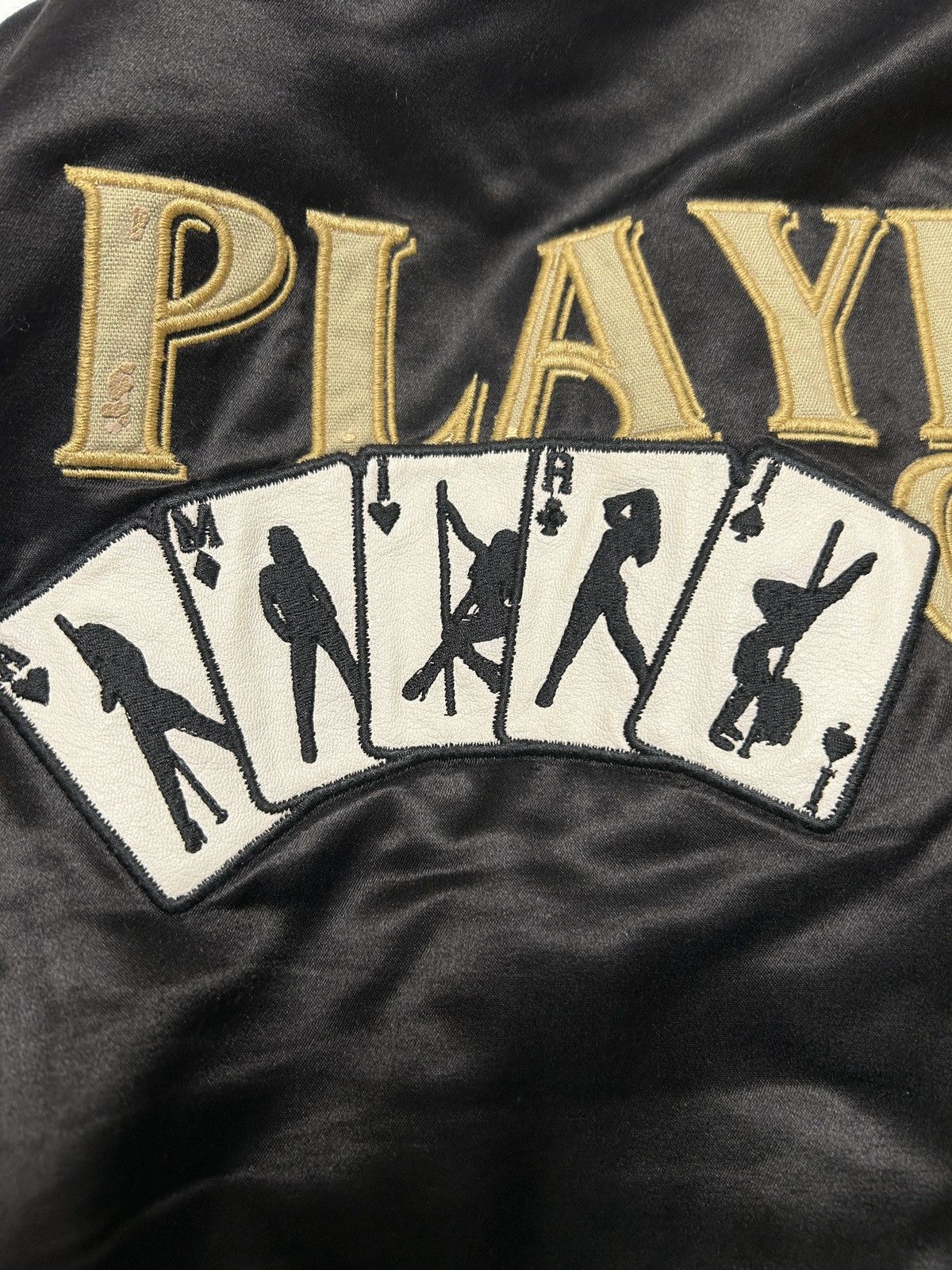 Amiri 2017 Players Club Satin Bomber Size US M / EU 48-50 / 2 - 4 Thumbnail