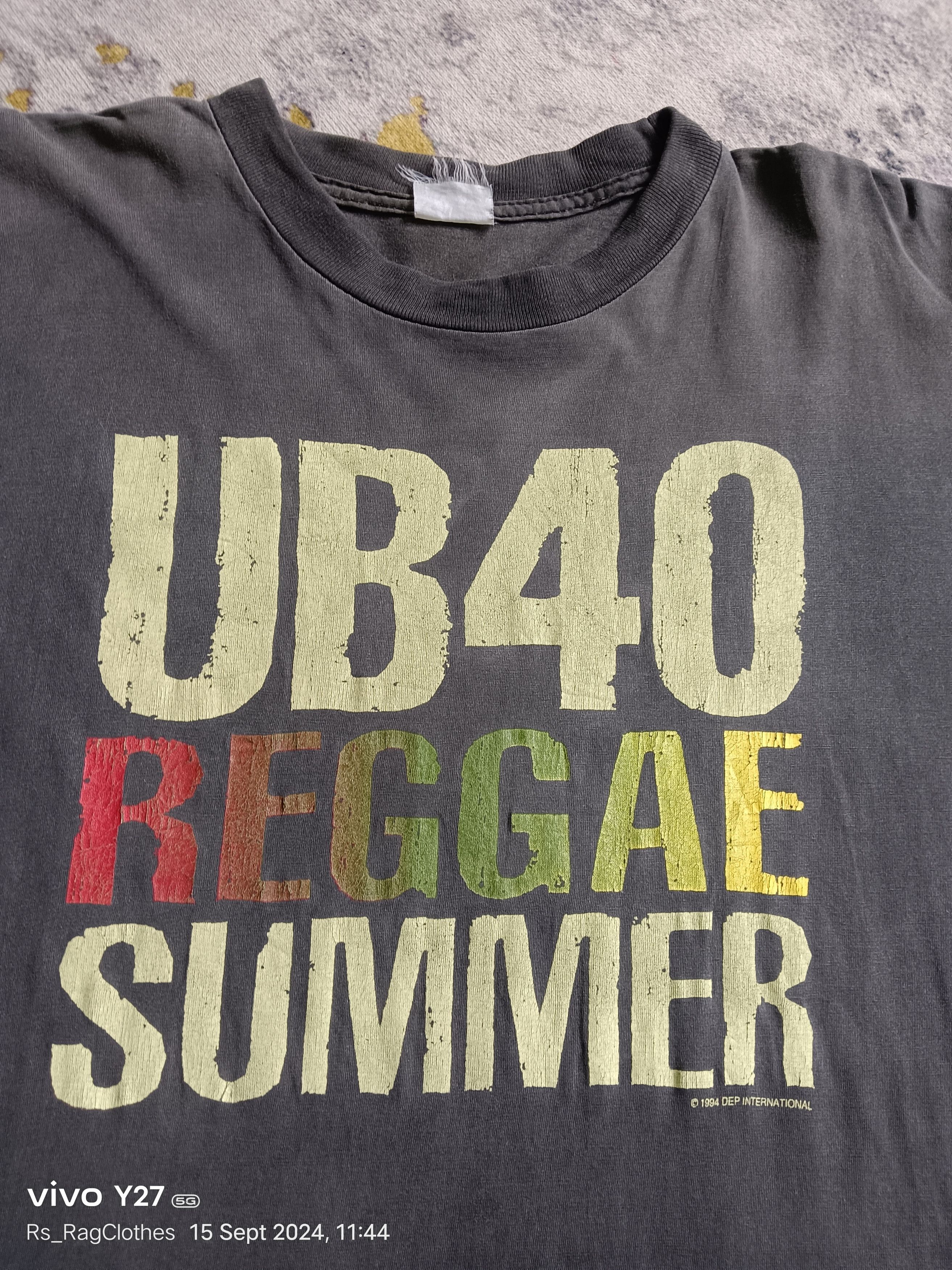Band Tees × Vintage VINTAGE UB40 REGGAE SUMMER TOUR Size US XL / EU 56 / 4 - 4 Thumbnail