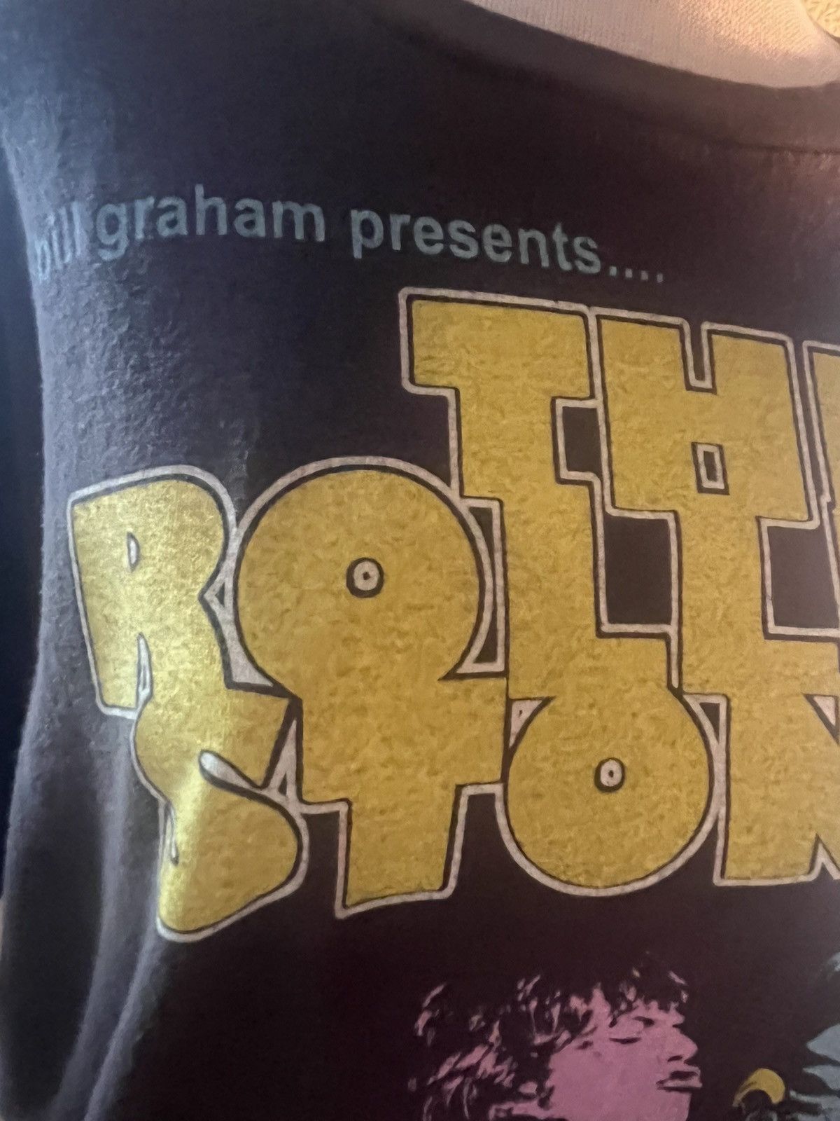 Other Vintage (RARE) 1970s single stitch Rolling Stones concert t Size US M / EU 48-50 / 2 - 3 Thumbnail