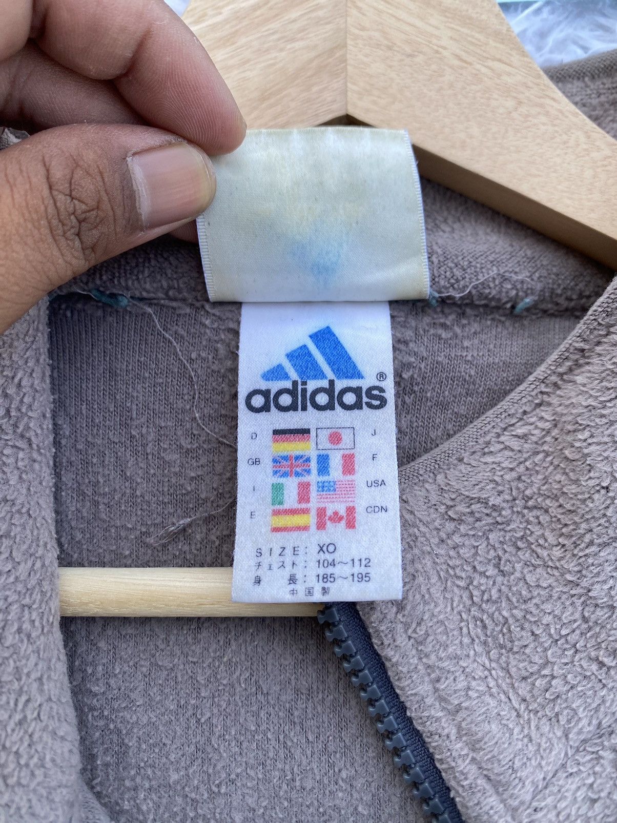 Adidas Rare Vintage Adidas Fleece Sweater Size US XL / EU 56 / 4 - 7 Thumbnail