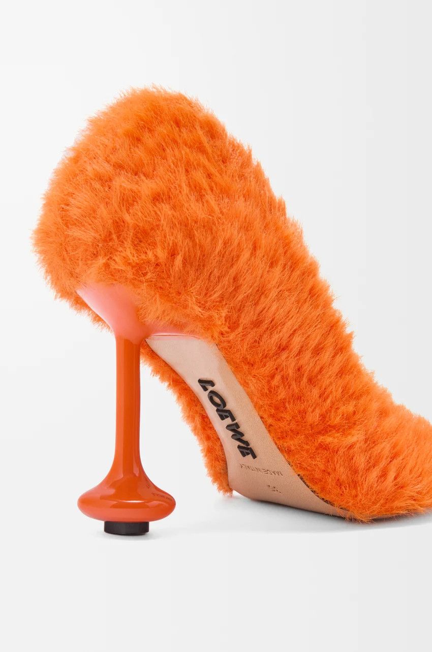 Loewe o1loc1c0525 Toy Pump in Knit in Orange Size US 6 / IT 36 - 4 Thumbnail