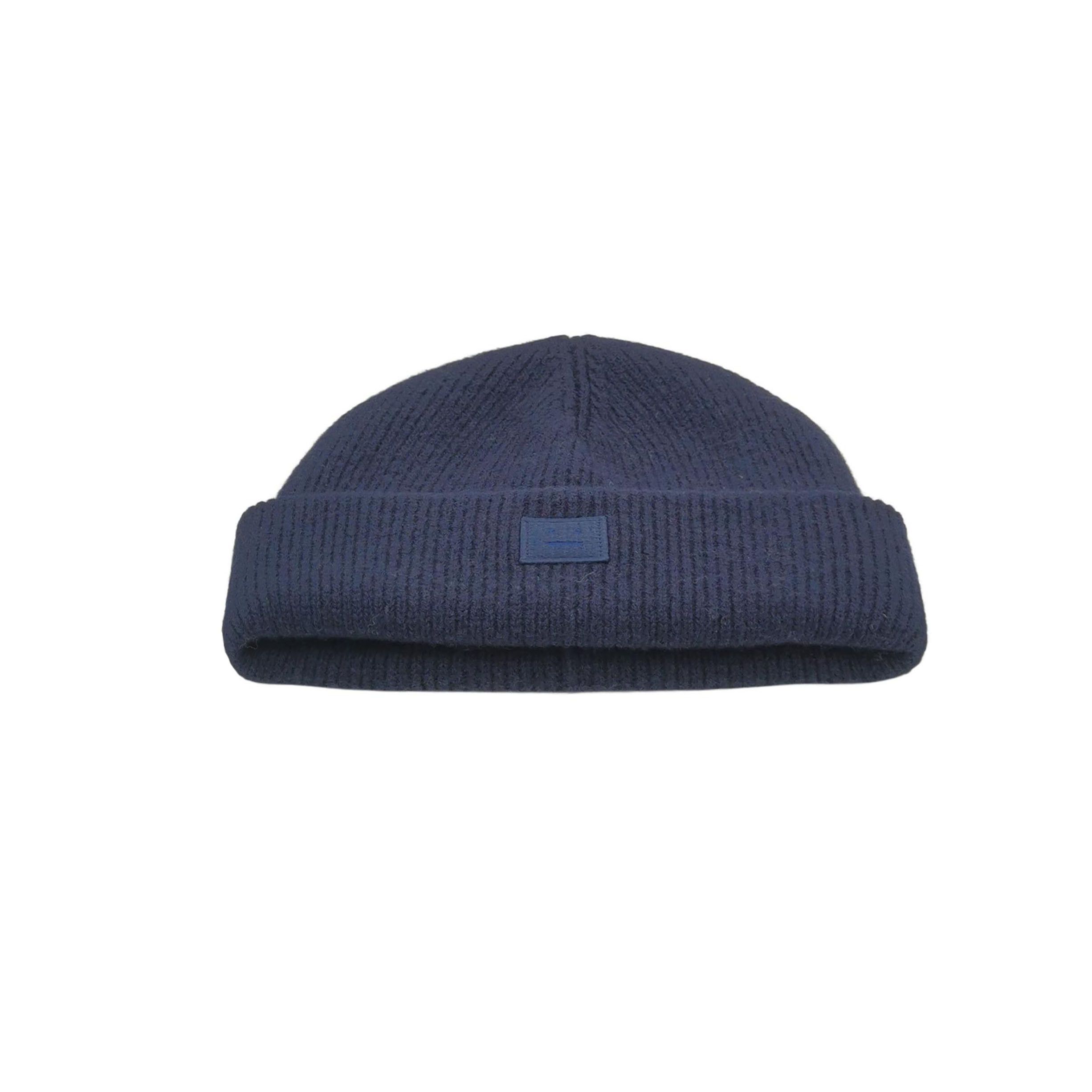 Acne Studios Acne Studios Face Patch Ribbed Beanie Size ONE SIZE Size ONE SIZE - 1 Thumbnail