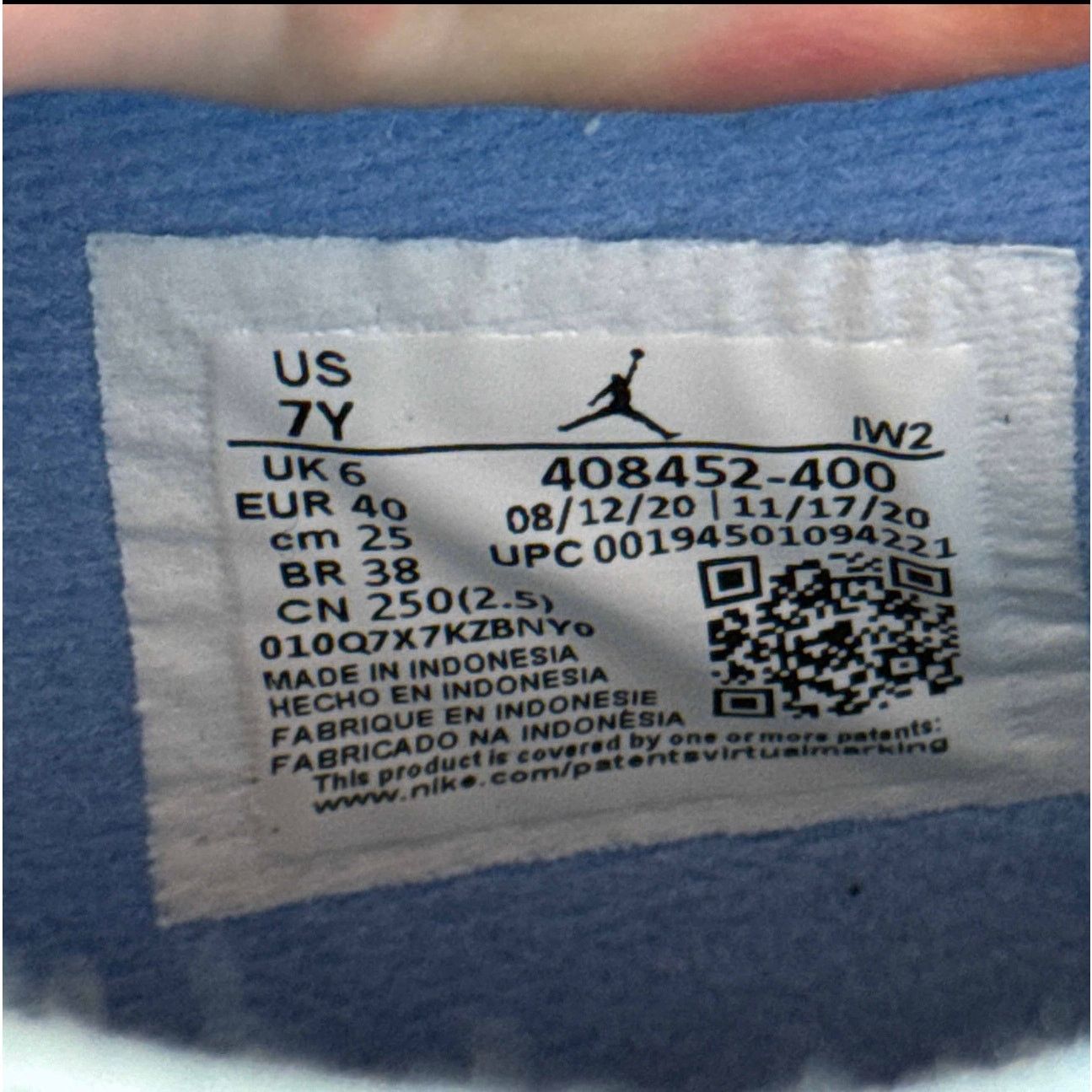 Jordan Brand × Nike Size 7 - Air Jordan 4 Retro GS University Blue Men's Shoes Size US 7 / EU 40 - 7 Thumbnail