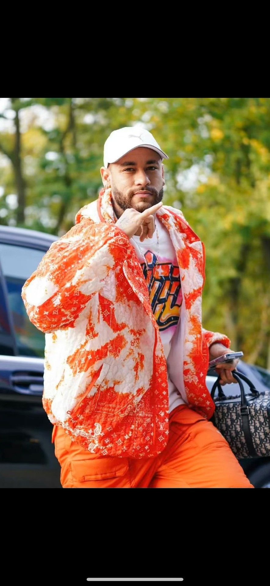 Louis Vuitton Louis Vuitton Orange Monogram Men's Windbreaker Size US M / EU 48-50 / 2 - 1 Thumbnail