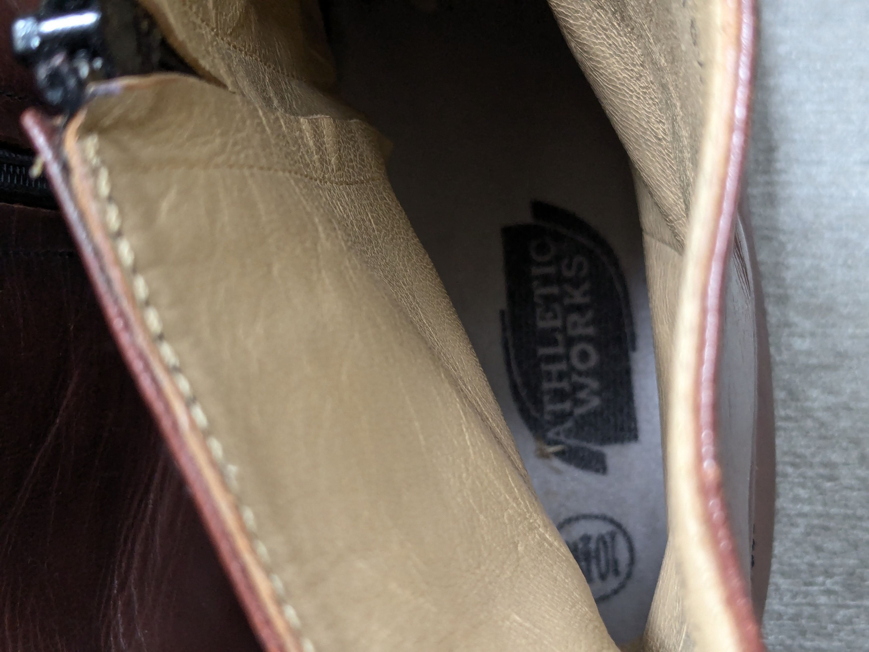 Genuine Leather Vintage Side Zip Boots Brown Leather 10.5 EEE Wide Chelsea Size US 10.5 / EU 43-44 - 10 Thumbnail