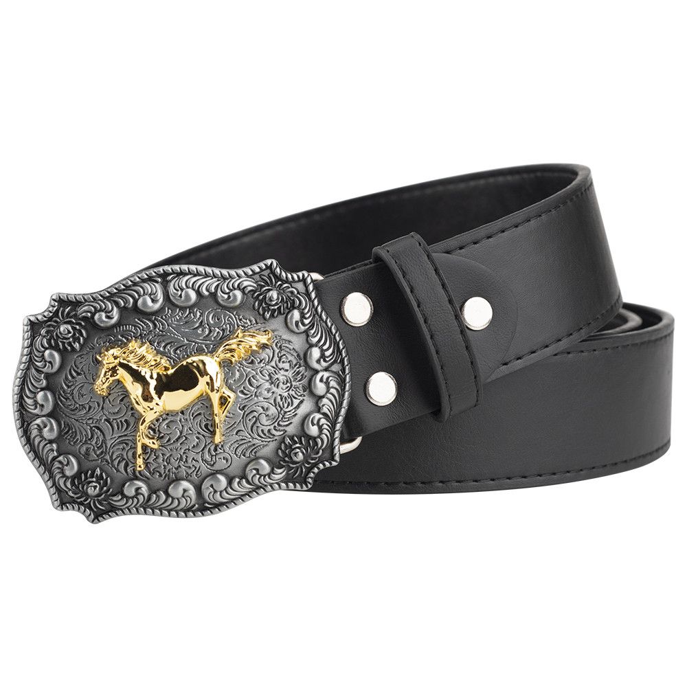 Designer Retro Vintage Belt Riveted Belts Menswear Accessories Size ONE SIZE - 2 Thumbnail