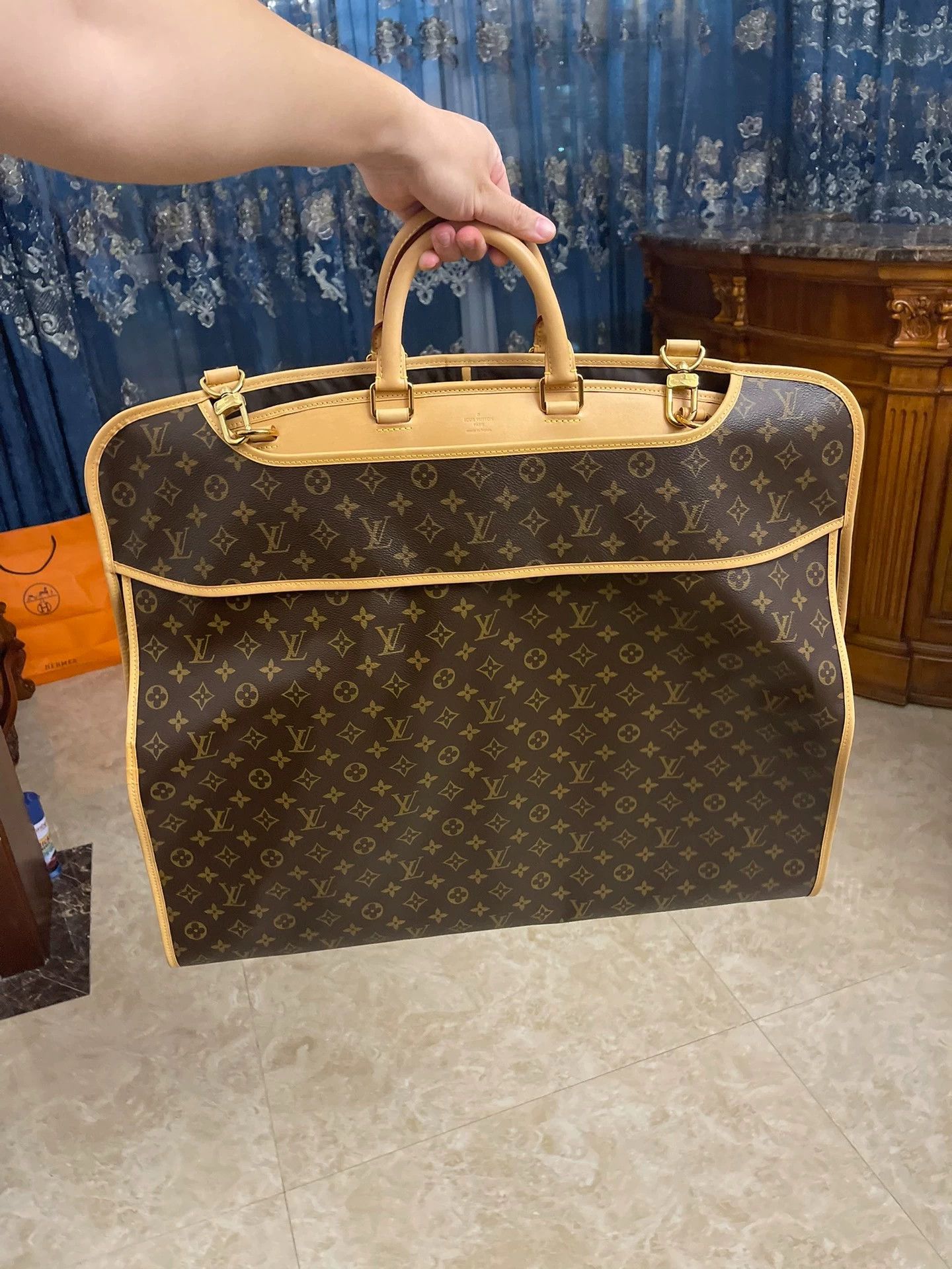 Louis Vuitton LV Monogram Full Print Jacket + Dust Bag Size ONE SIZE - 1 Thumbnail