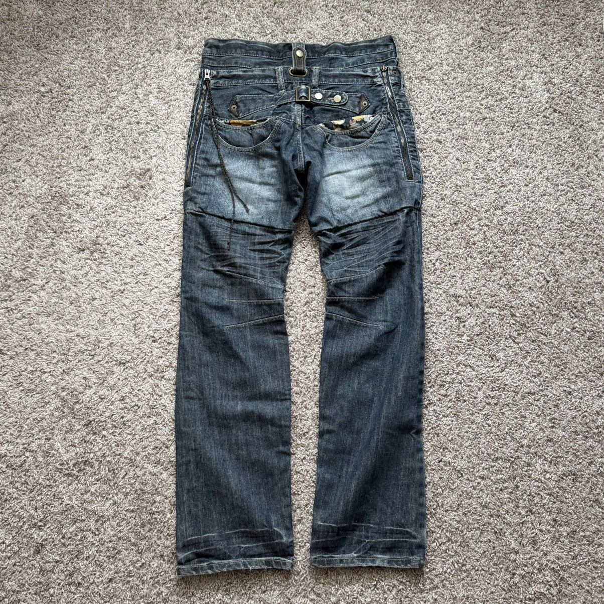 PPFM PPFM Double Waist Zip Jeans Size US 30 / EU 46 - 3 Thumbnail