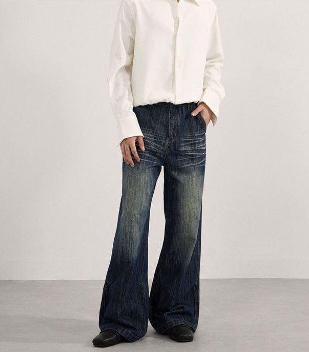 Japanese Brand American-style baggy straight-leg jeans for men Size US 32 / EU 48 - 2 Thumbnail