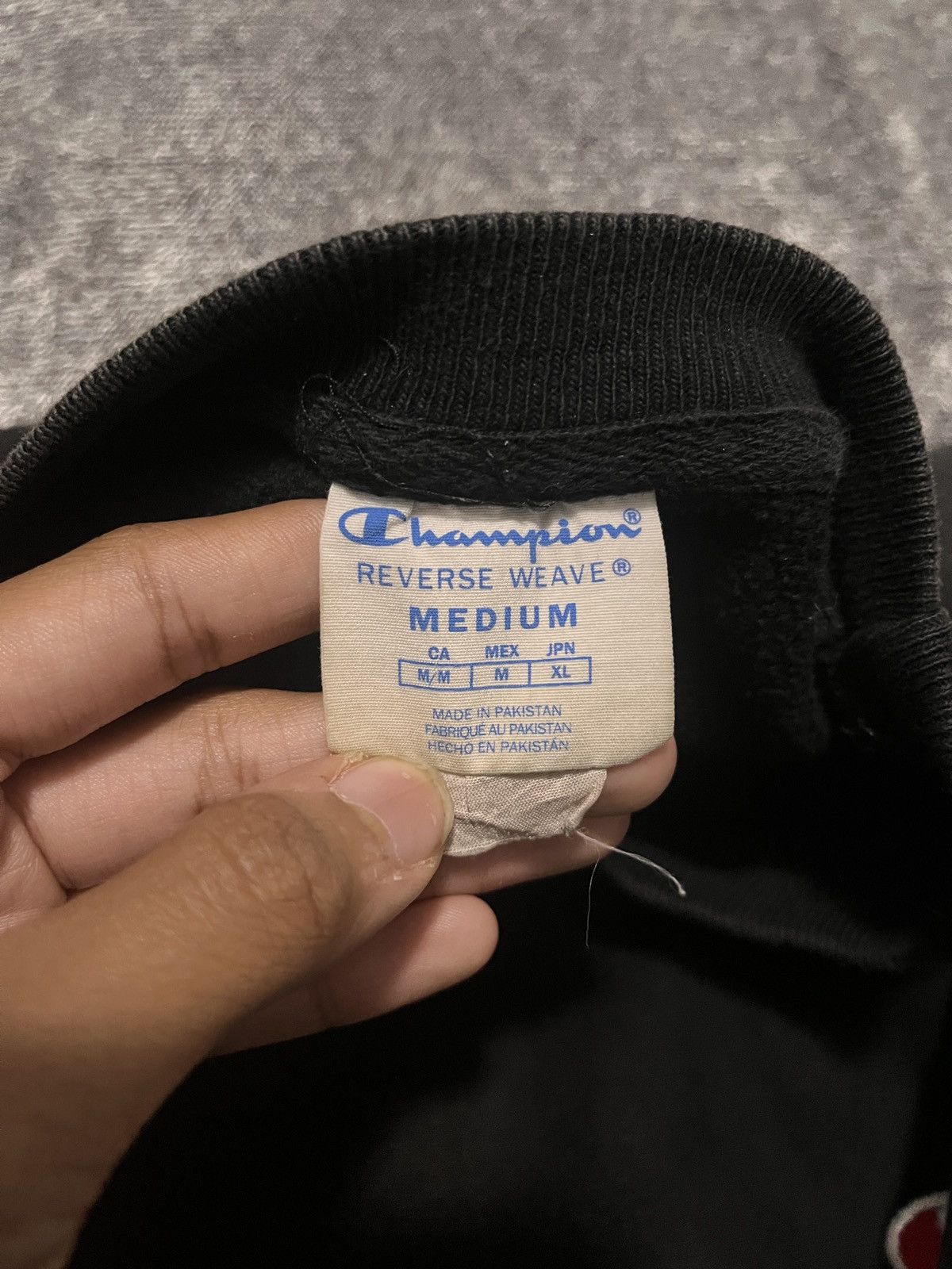 Champion Black Champion Reverse Weave Sweatshirt- Size Medium Size US M / EU 48-50 / 2 - 2 Thumbnail