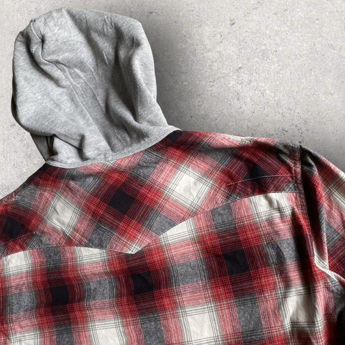 Number (N)ine Hybrid Hoodie Shirt Size US M / EU 48-50 / 2 - 7 Thumbnail