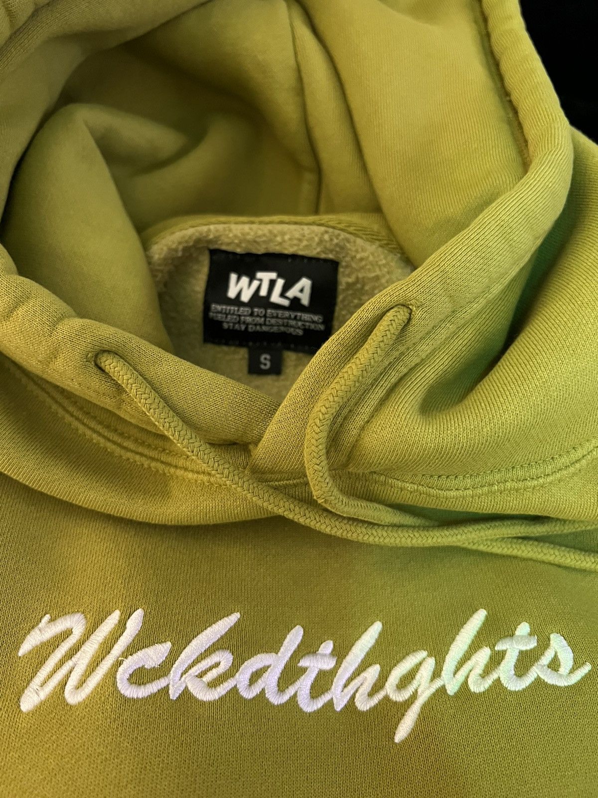 wckdthghts Wckdthghts OTR hoodie (pear green) Size US S / EU 44-46 / 1 - 4 Thumbnail