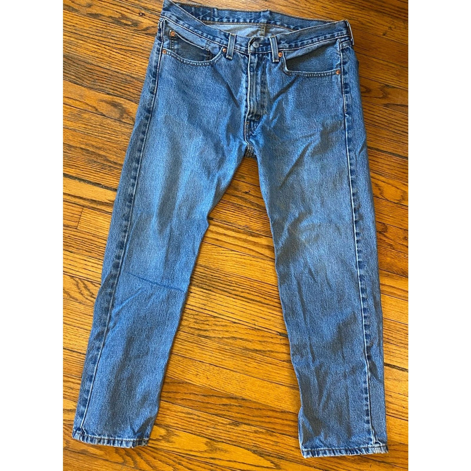 Levi's Levi’s 505 Jeans Men’s 34 X 29 Blue Size US 34 / EU 50 - 2 Thumbnail