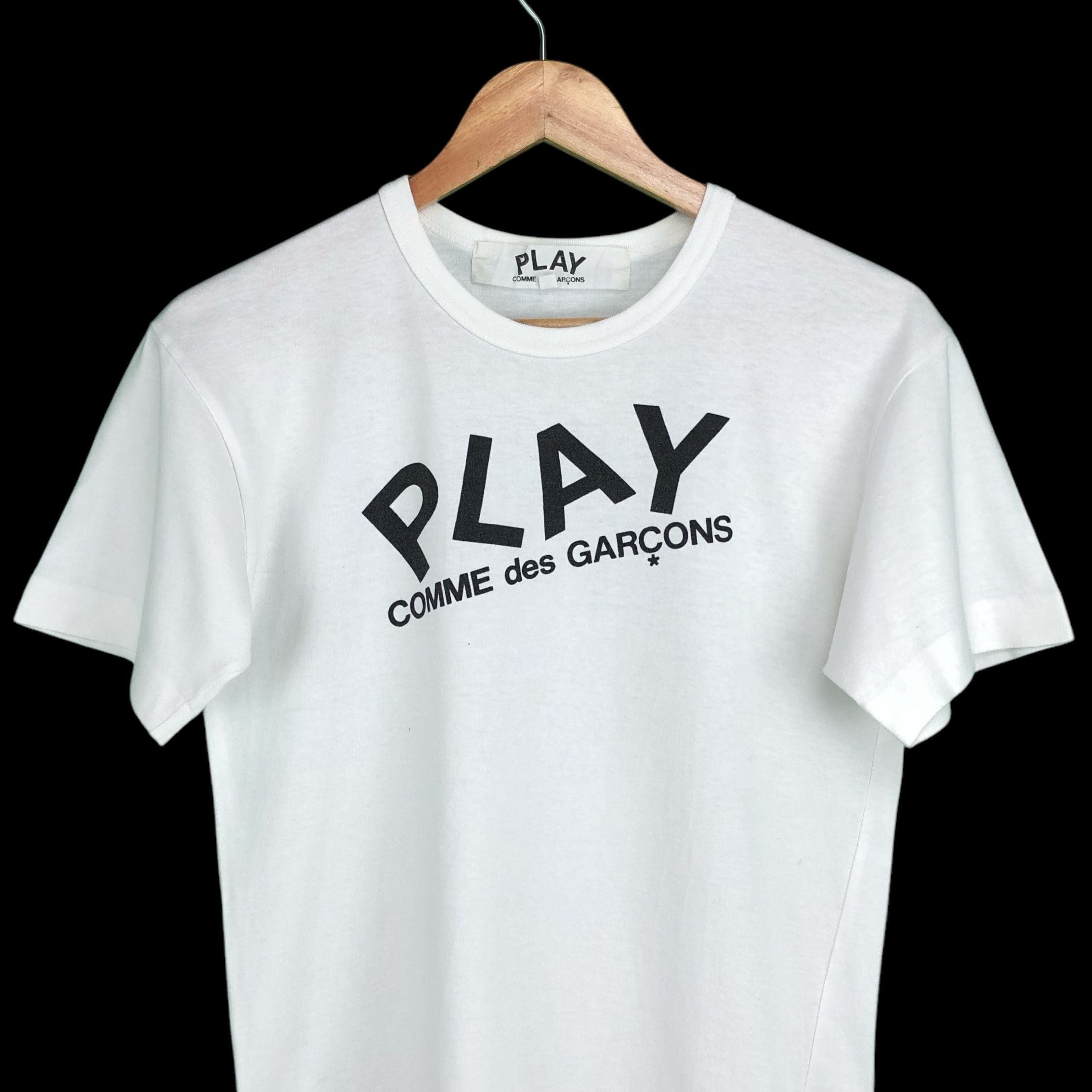 Comme des Garcons Short Sleeve White CDG 1986 ete logo print