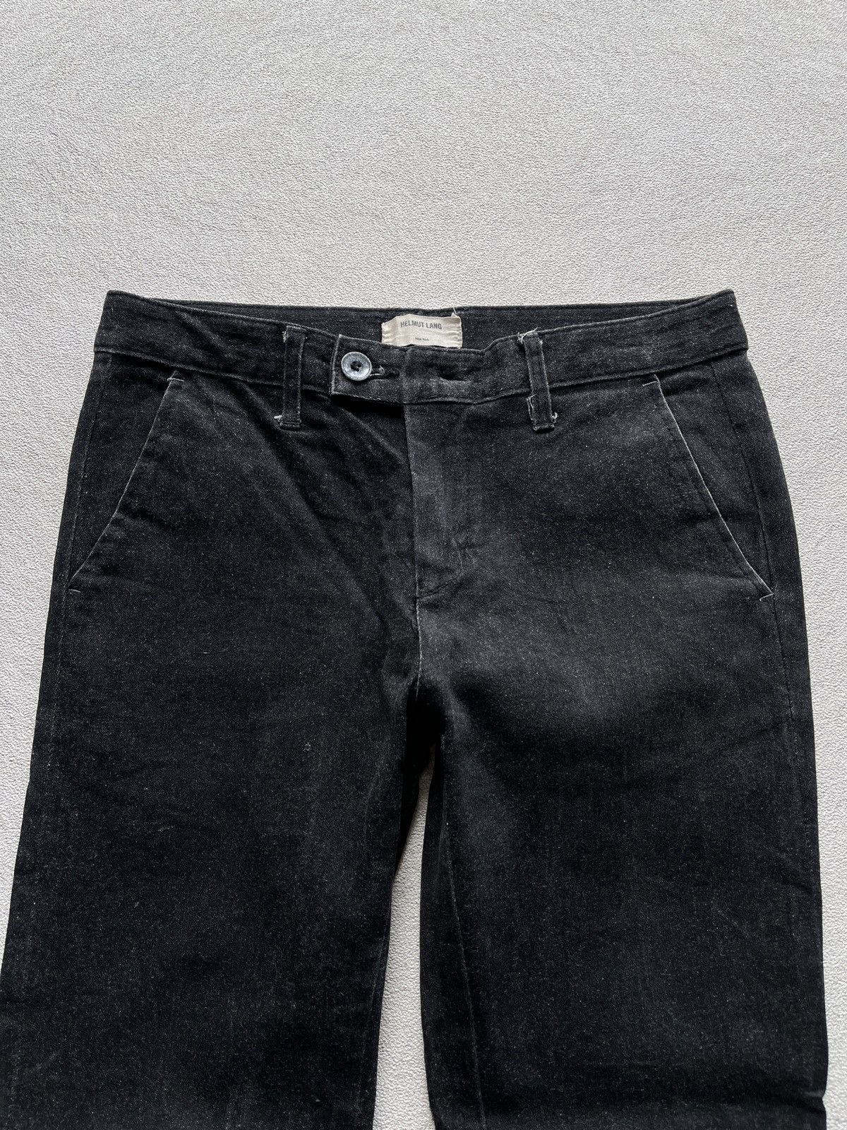 Helmut Lang 2000s HELMUT LANG Black Denim Pants Size US 30 / EU 46 - 2 Thumbnail