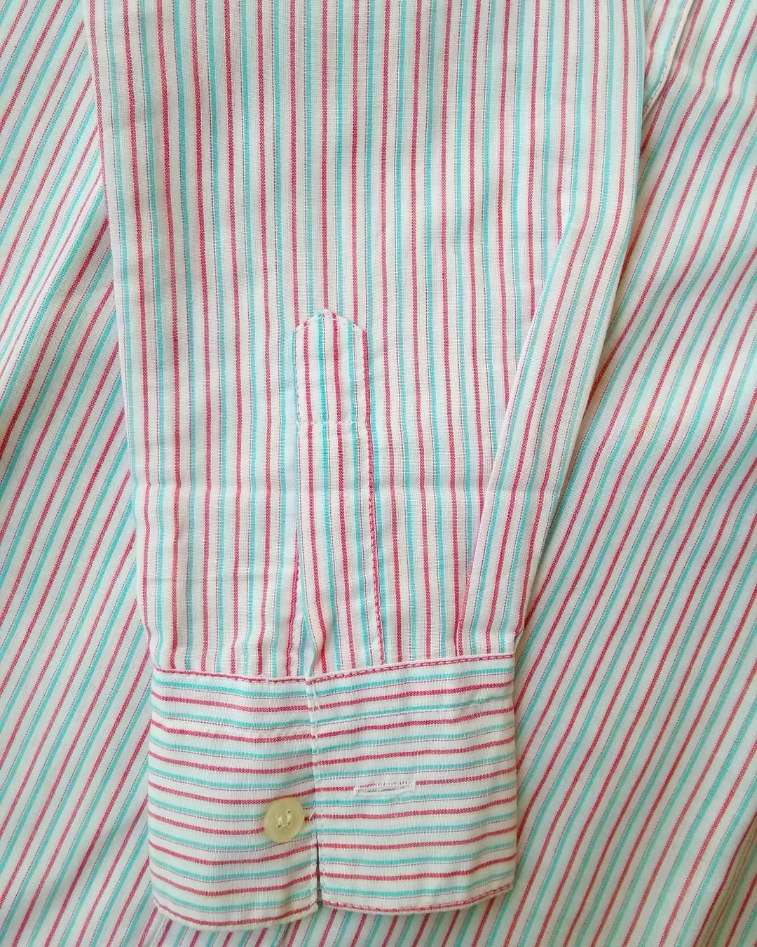 Japanese Brand × Vintage Vintage IT Micalady Inc Striped Woman Shirt Size S / US 4 / IT 40 - 4 Thumbnail