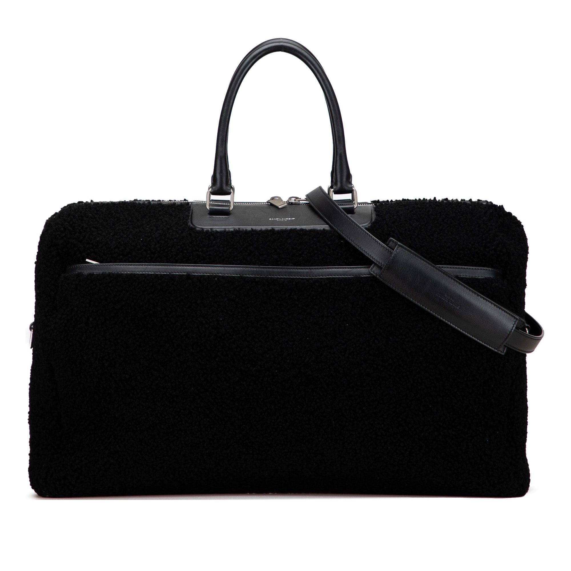 Saint Laurent Paris Shearling Travel Bag Size ONE SIZE - 1 Thumbnail