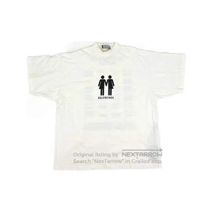 Balenciaga Balenciaga FW22 Logo Print Oversized T. Size US M / EU 48-50 / 2 - 1 Thumbnail