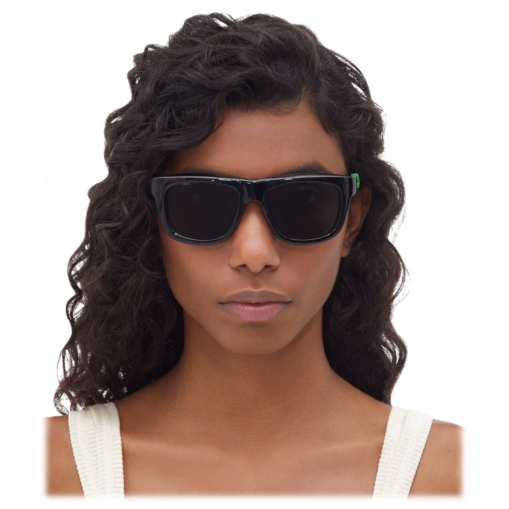 Bottega Veneta o1loc1c1224 Size: OS / 733922 Sunglasses in Black/Green Size ONE SIZE - 2 Thumbnail
