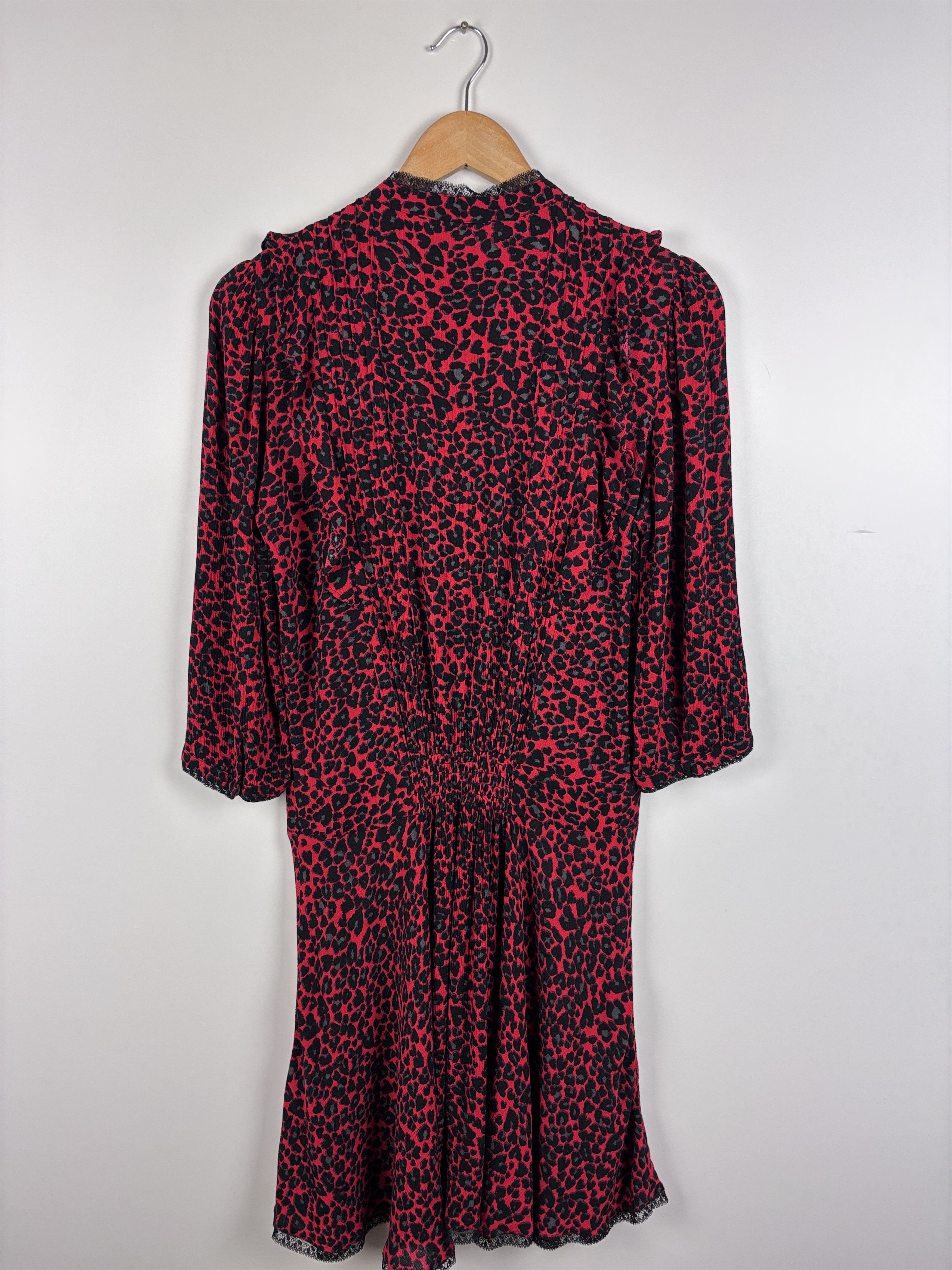 Zadig & Voltaire Zadig & Voltaire Remo Print Leo Coeur Dress Red Leopard S Size S / US 4 / IT 40 - 5 Thumbnail