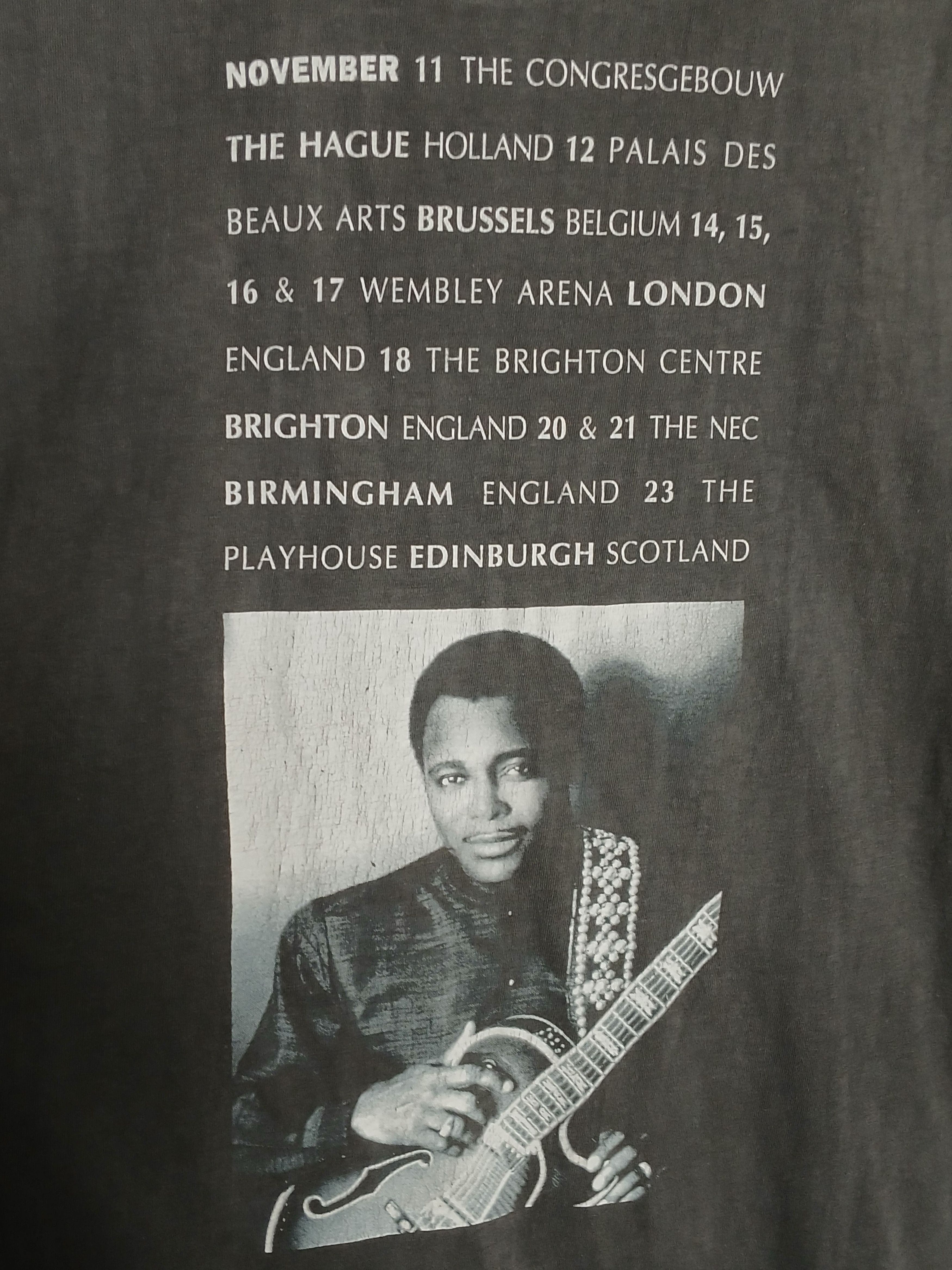 Band Tees × Vintage George Benson European Tour 1990 Single Stitch T-Shirt Size US XL / EU 56 / 4 - 3 Thumbnail