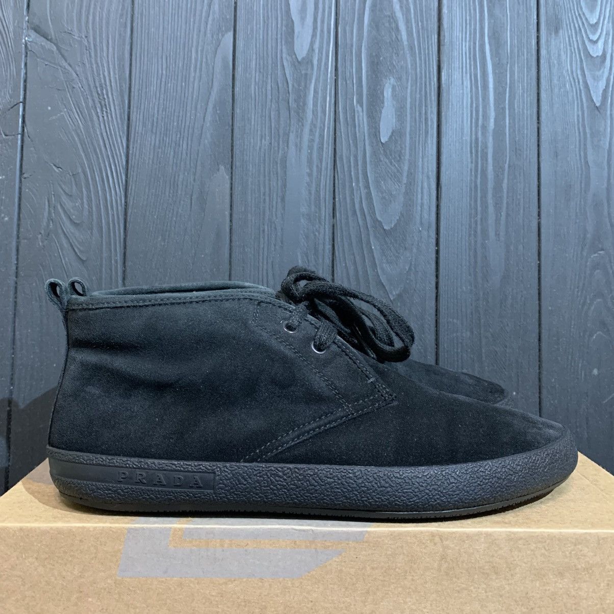 Prada Prada Men’s Suede Warm Winter Boots Size 6 Prada 7 US 26 cm Size US 6 / EU 39 - 1 Thumbnail