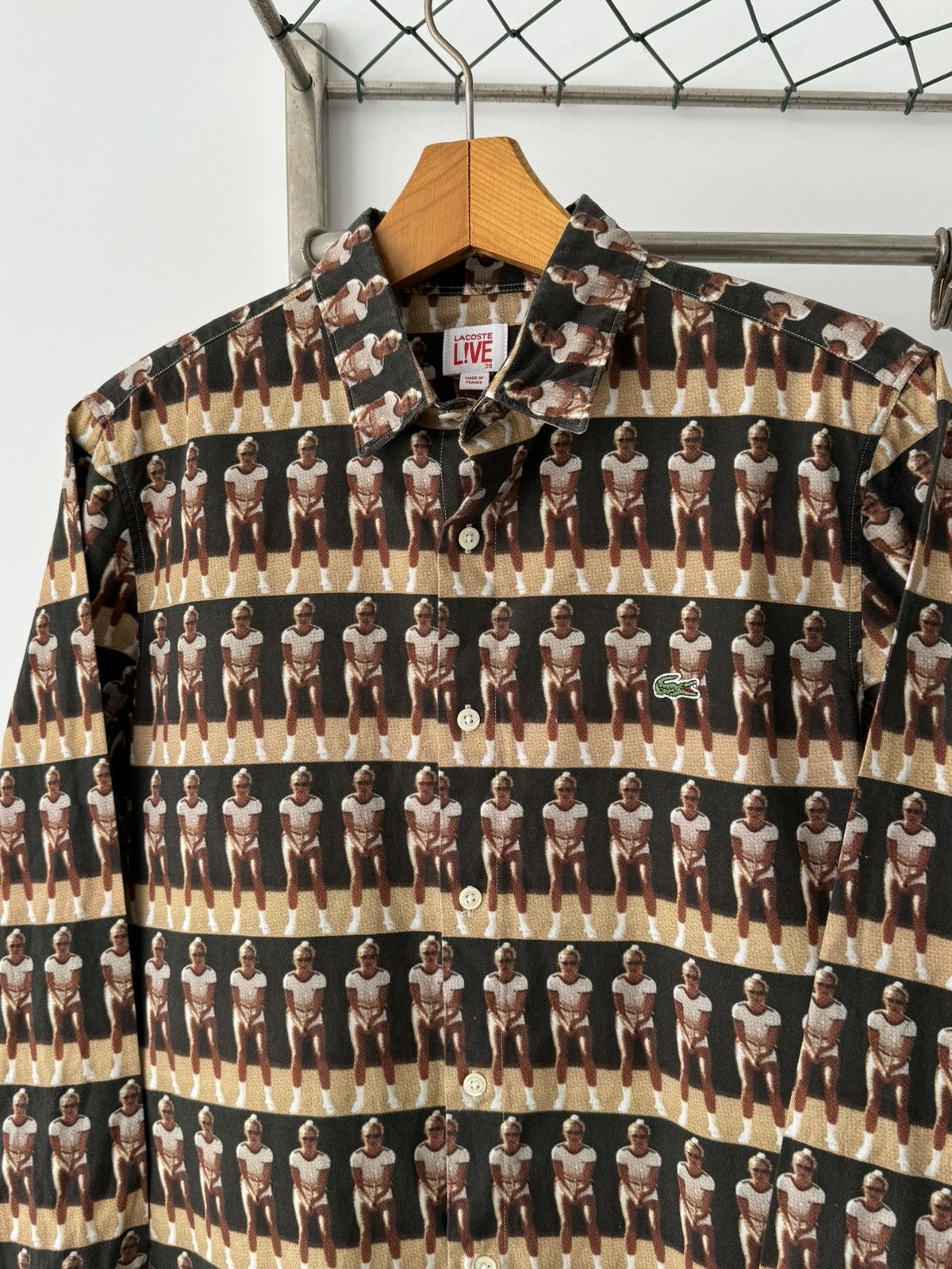 Capsule × Lacoste Lacoste L!ve ‘Vintage Ads’ Capsule Collection Tennis Shirt Size US M / EU 48-50 / 2 - 3 Thumbnail