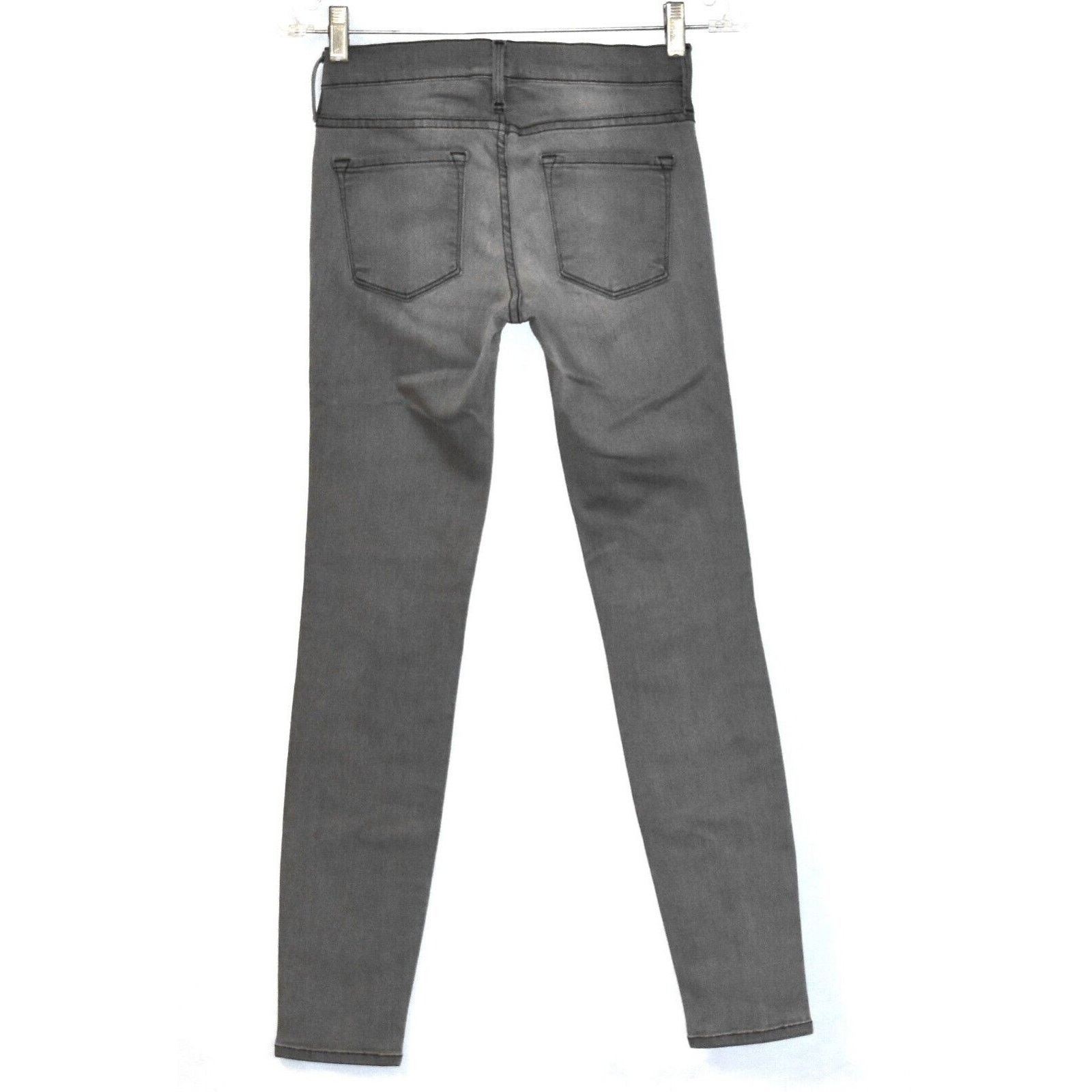 Frame A6 NWT FRAME DENIM Gray High Rise Skinny Jeans Size 24 $198 Size 24" / US 00 / IT 34 - 4 Thumbnail