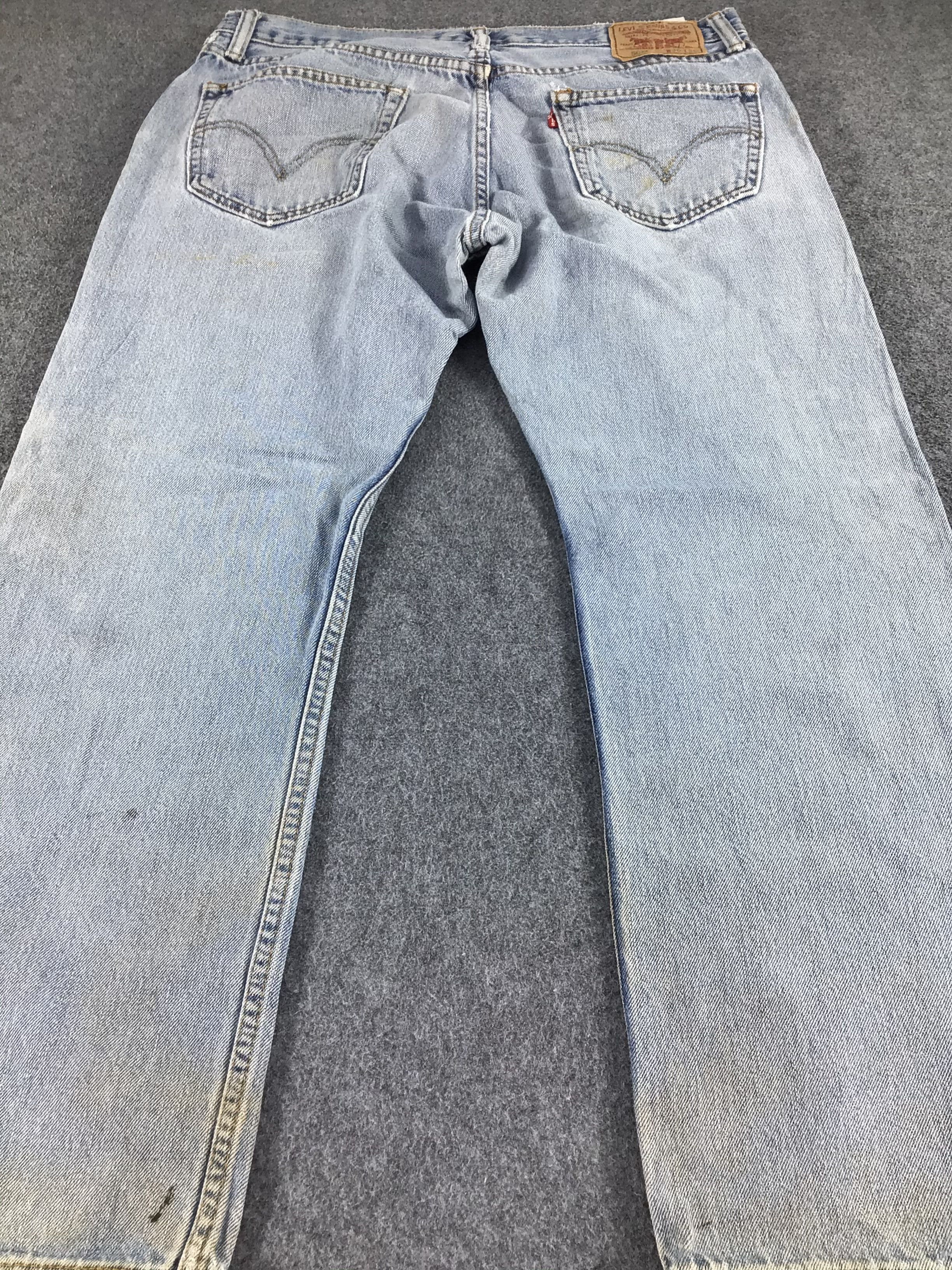 Levi's Vintage Levis 505 Jeans Faded Light Wash -J494 Size US 36 / EU 52 - 4 Thumbnail