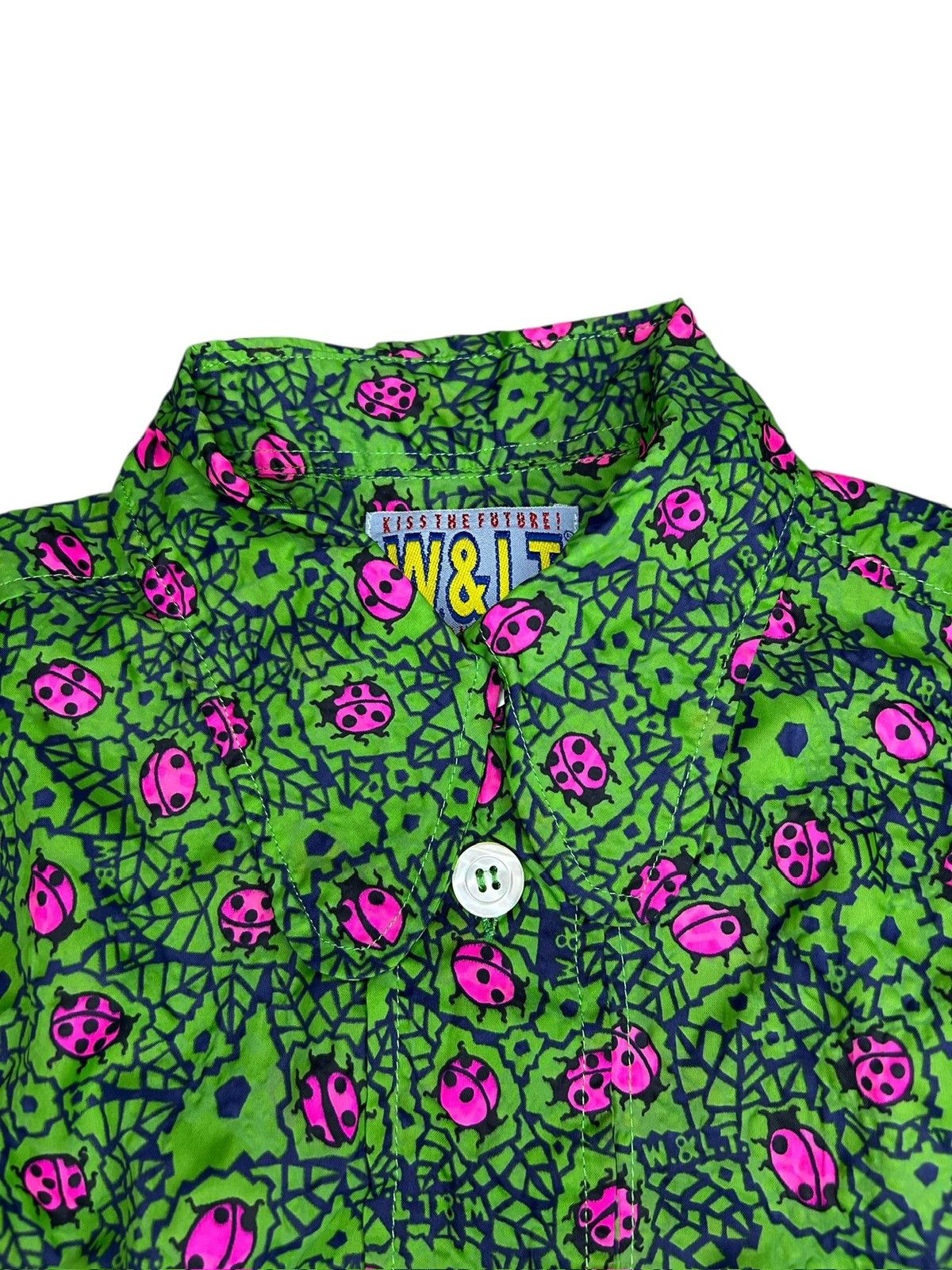 W&LT 90s Lady Bug Shirt Size S / US 4 / IT 40 - 3 Thumbnail