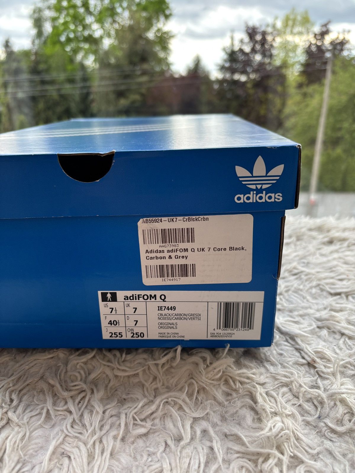 Adidas Adidas adiFOM Q "Carbon/Core Black" Size US 7.5 / EU 40-41 - 13 Thumbnail