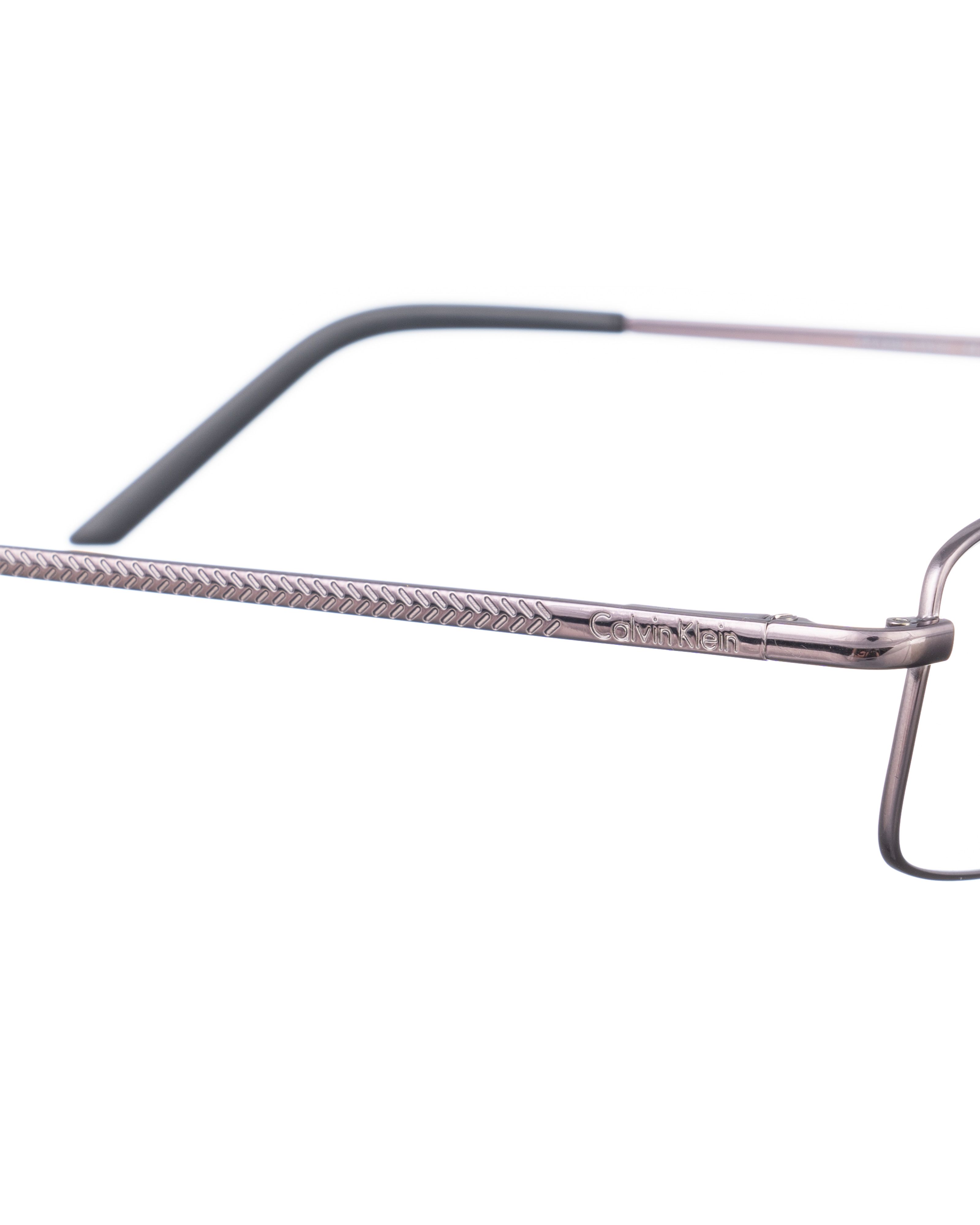 Calvin Klein Calvin Klein 00s Black Oversize Rectangular Glasses Size ONE SIZE - 2 Thumbnail