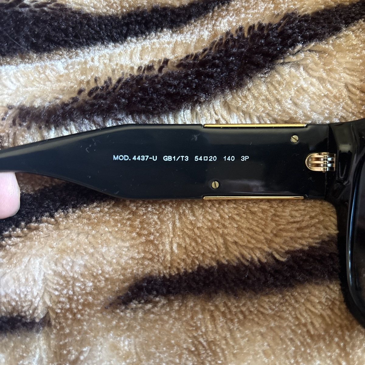 Versace Black versace biggie sunglasses Size ONE SIZE - 4 Thumbnail