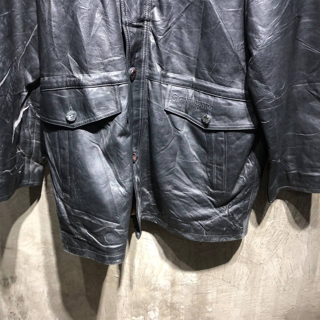 Valentino Gianni Valentino leather coat | Grailed