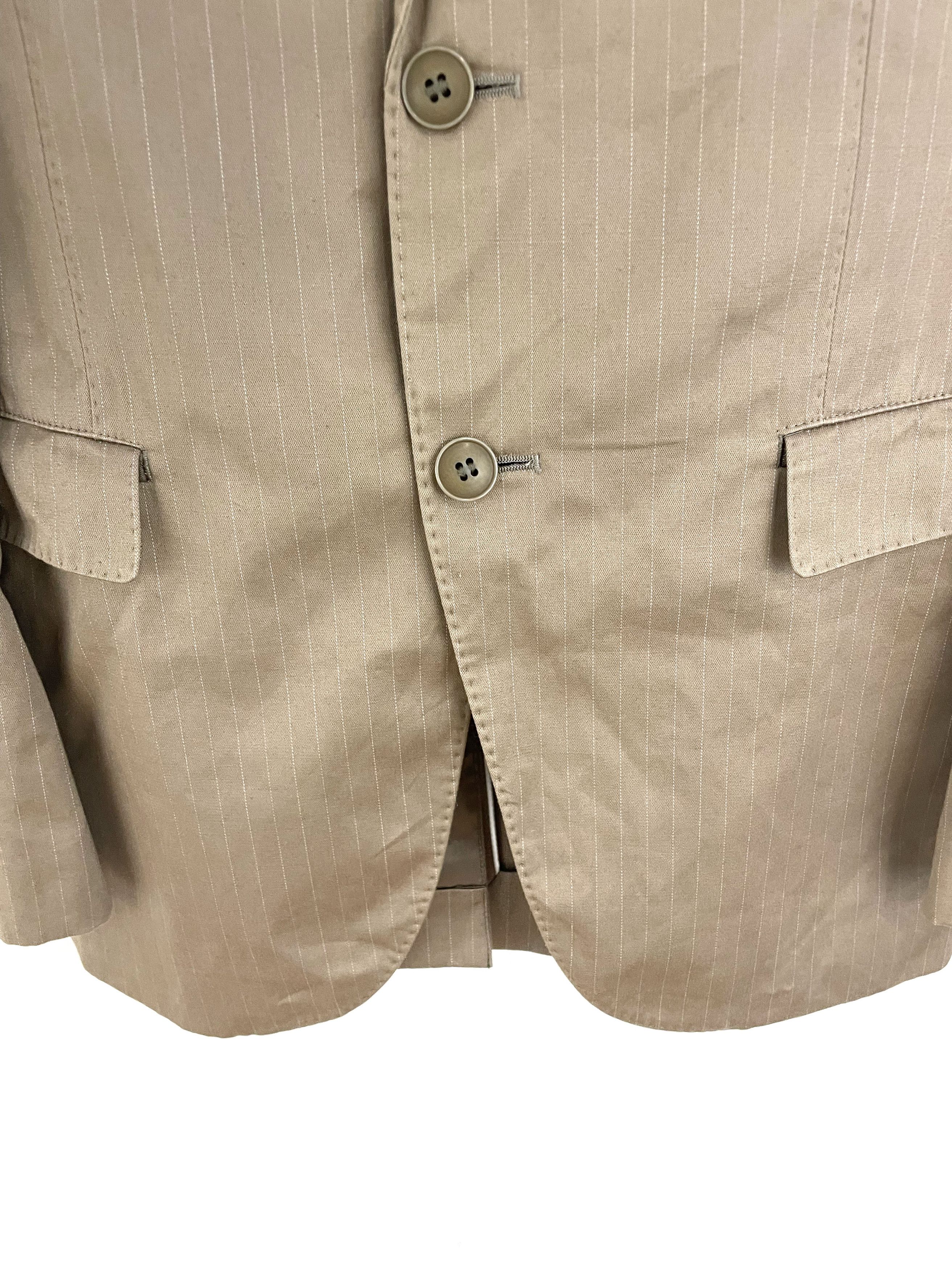 Yohji Yamamoto AAR Pinstripe Blazer Size US M / EU 48-50 / 2 - 5 Thumbnail