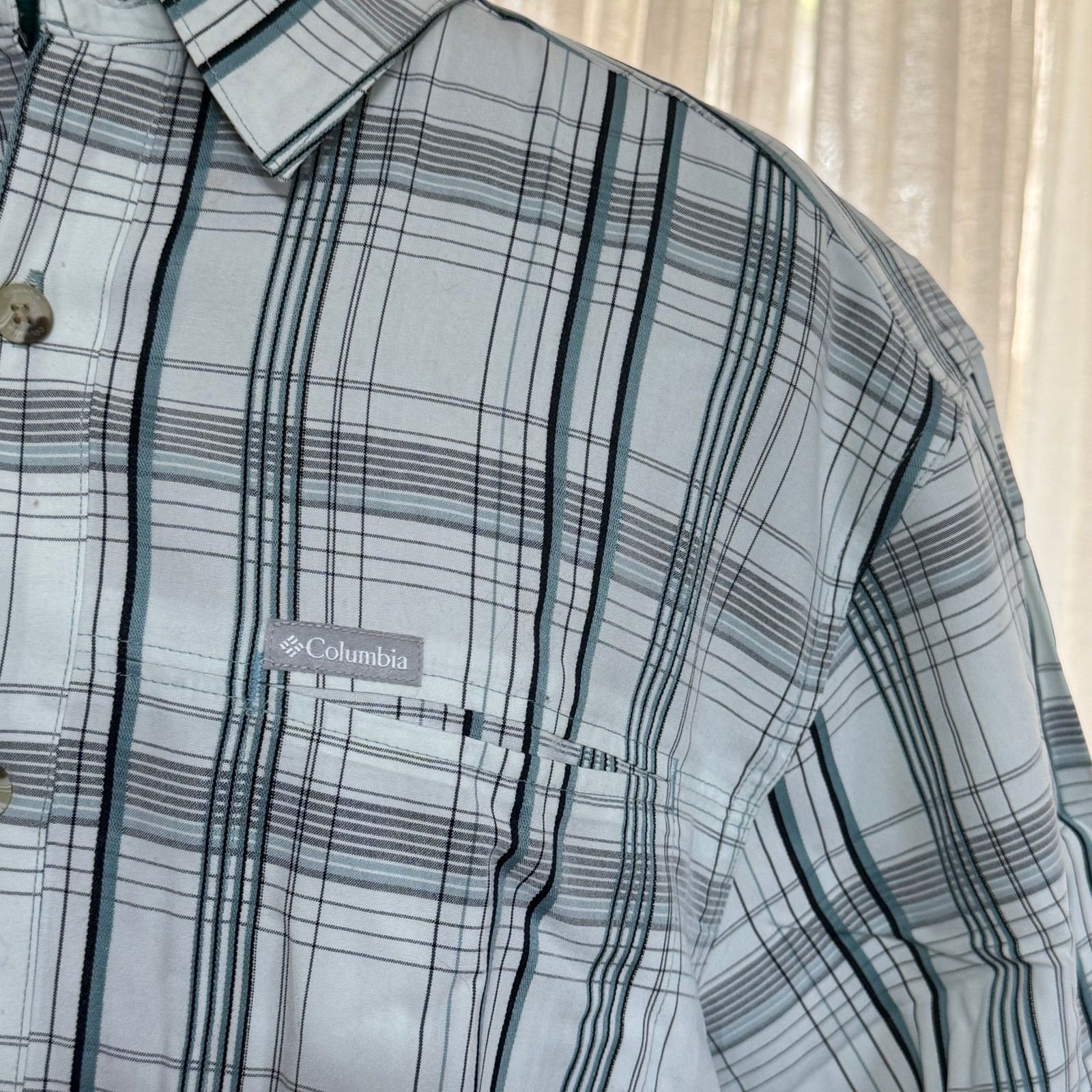 Columbia Columbia Omni-Shade Technical Plaid Shirt | Sz L Size US L / EU 52-54 / 3 - 3 Thumbnail
