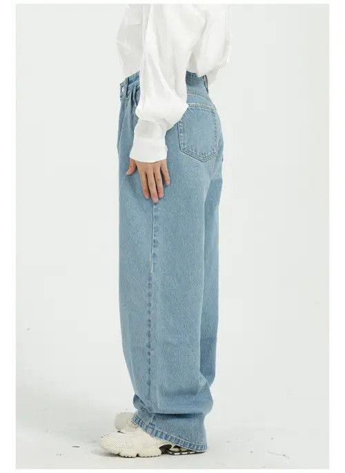 Japanese Brand × Jean Relaxed mid-rise wide-leg straight-leg jeans Size US 32 / EU 48 - 2 Thumbnail