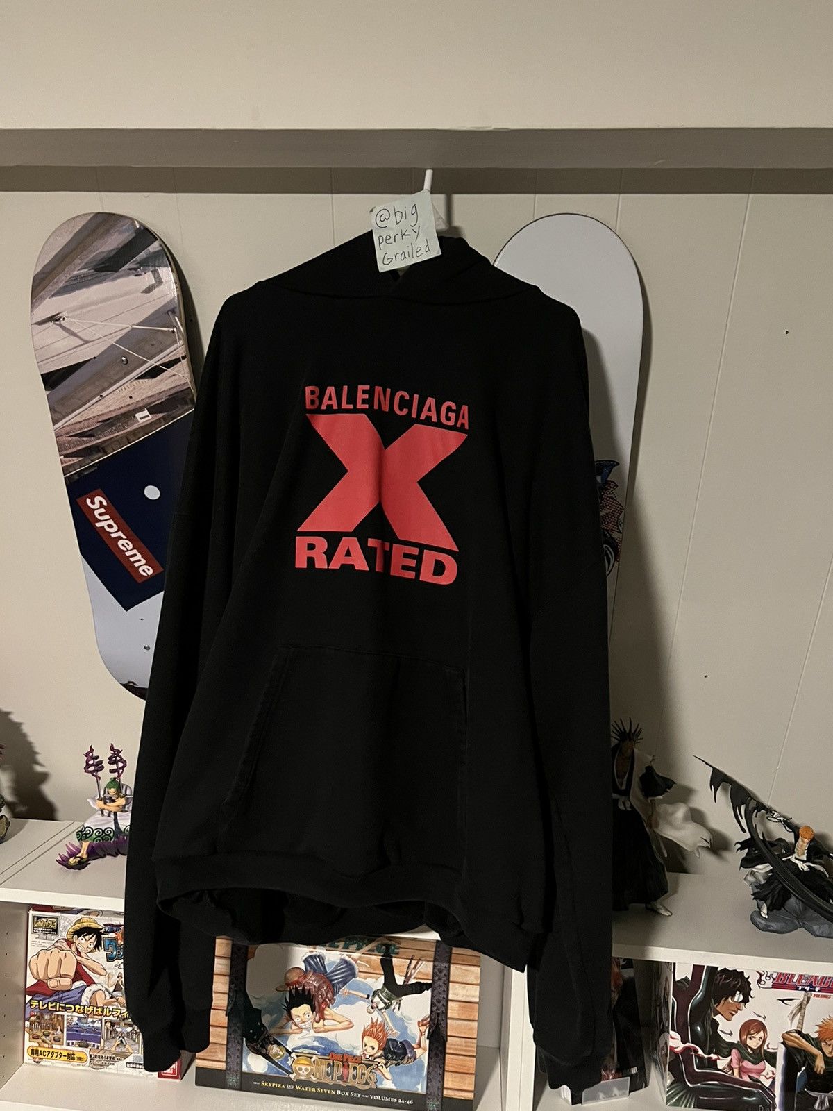 Balenciaga x rated hoodie