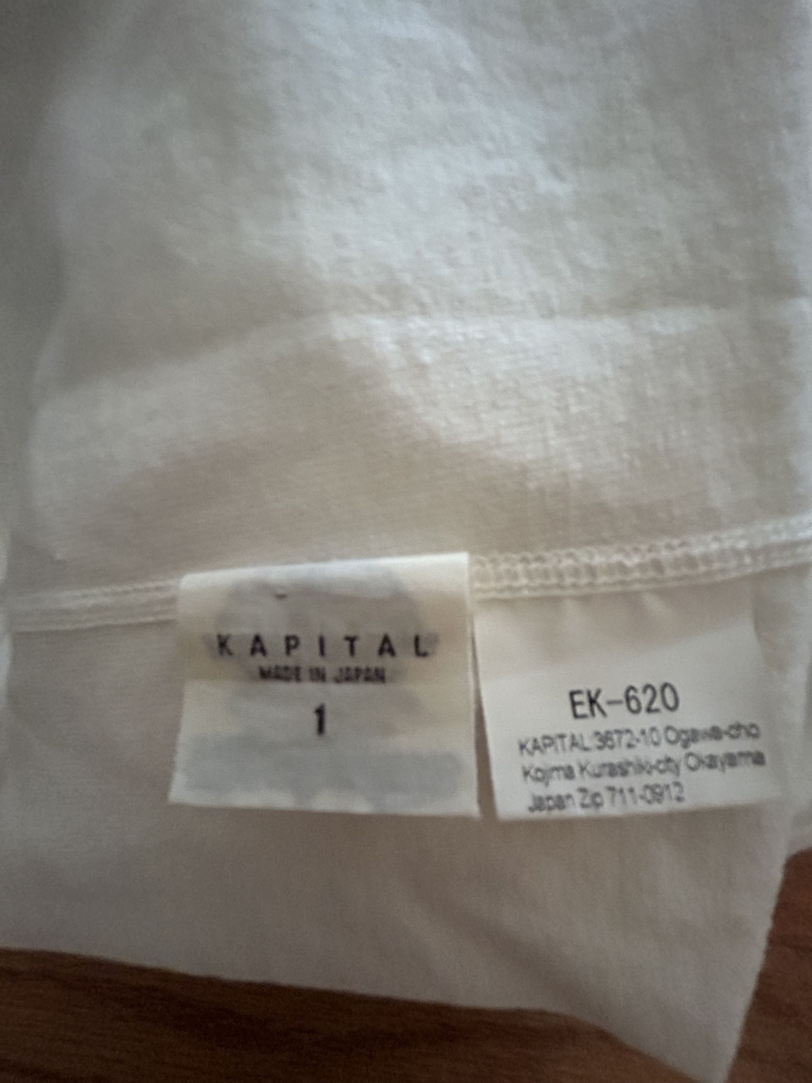 Kapital Kapital White T-Shirt Size US S / EU 44-46 / 1 - 3 Thumbnail
