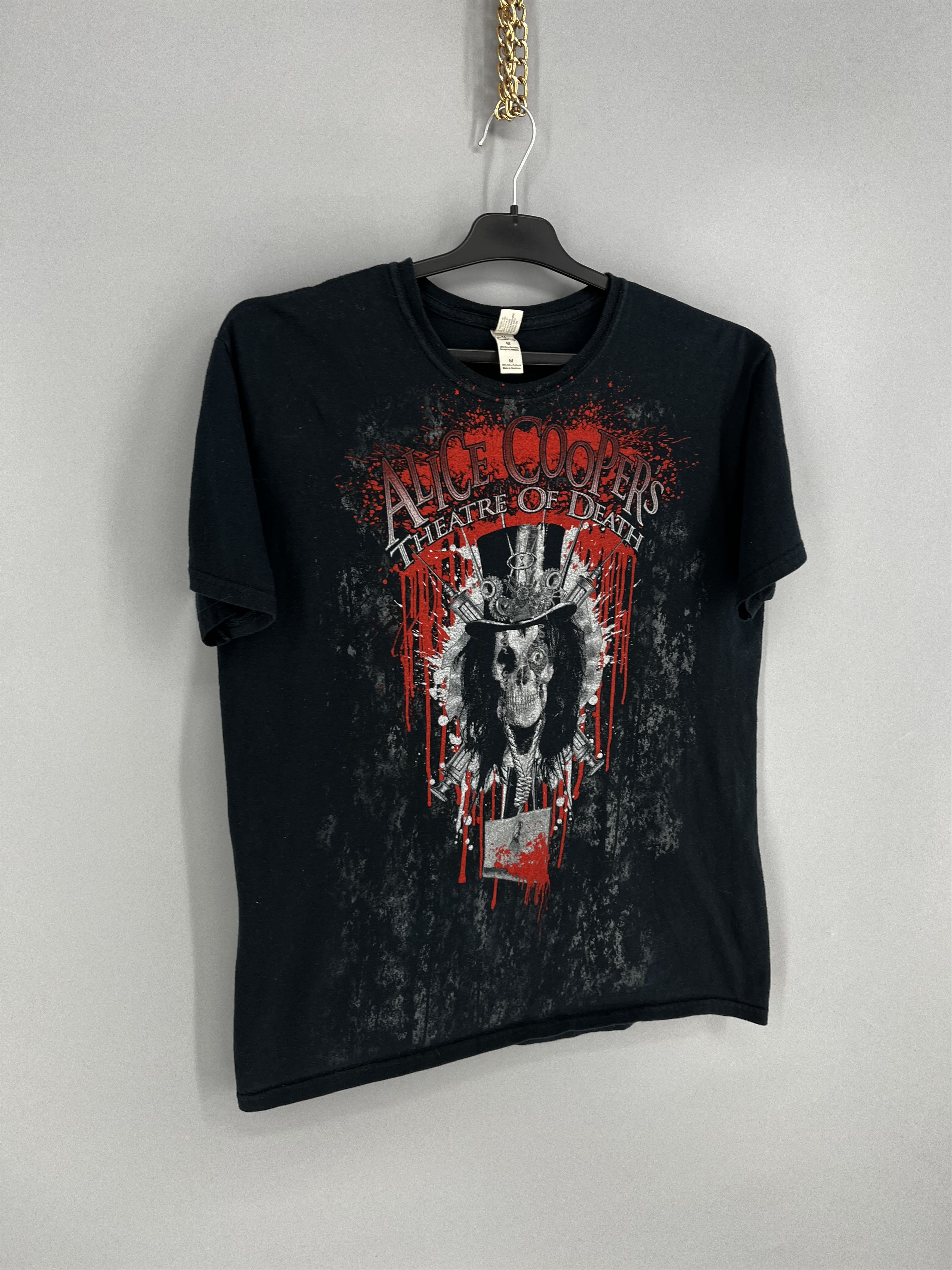 Band Tees Vintage Y2K Alice Cooper Band Skulls Dead Face Horror Tee Size US L / EU 52-54 / 3 - 2 Thumbnail