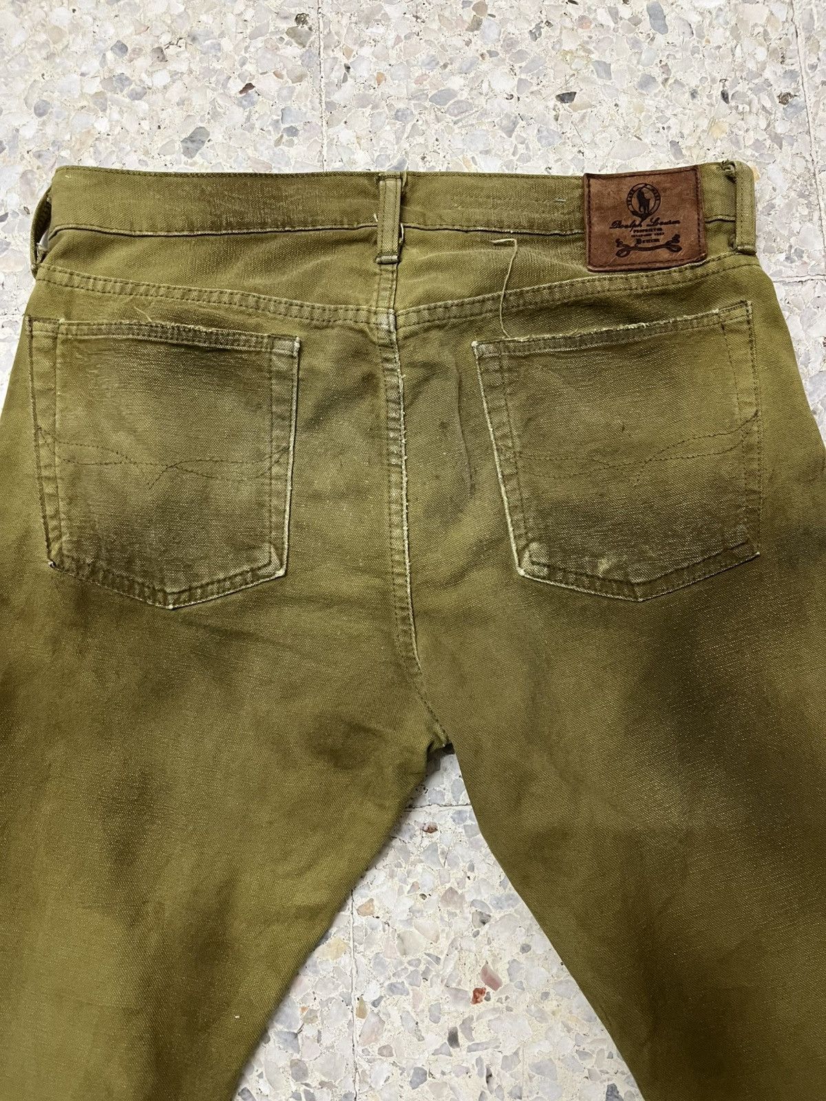 Polo Ralph Lauren Vintage distressed Ralph Lauren denim Size US 33 - 3 Thumbnail