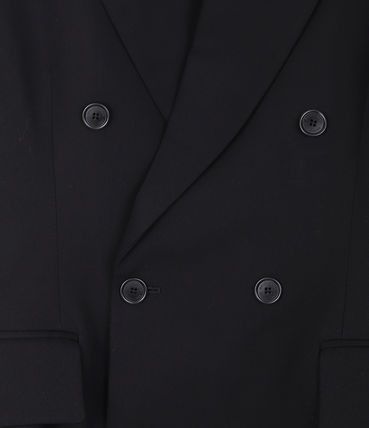 Balenciaga o1mt1gz1024 Slim Fit DB Jacket in Black Size US S / EU 44-46 / 1 - 3 Thumbnail